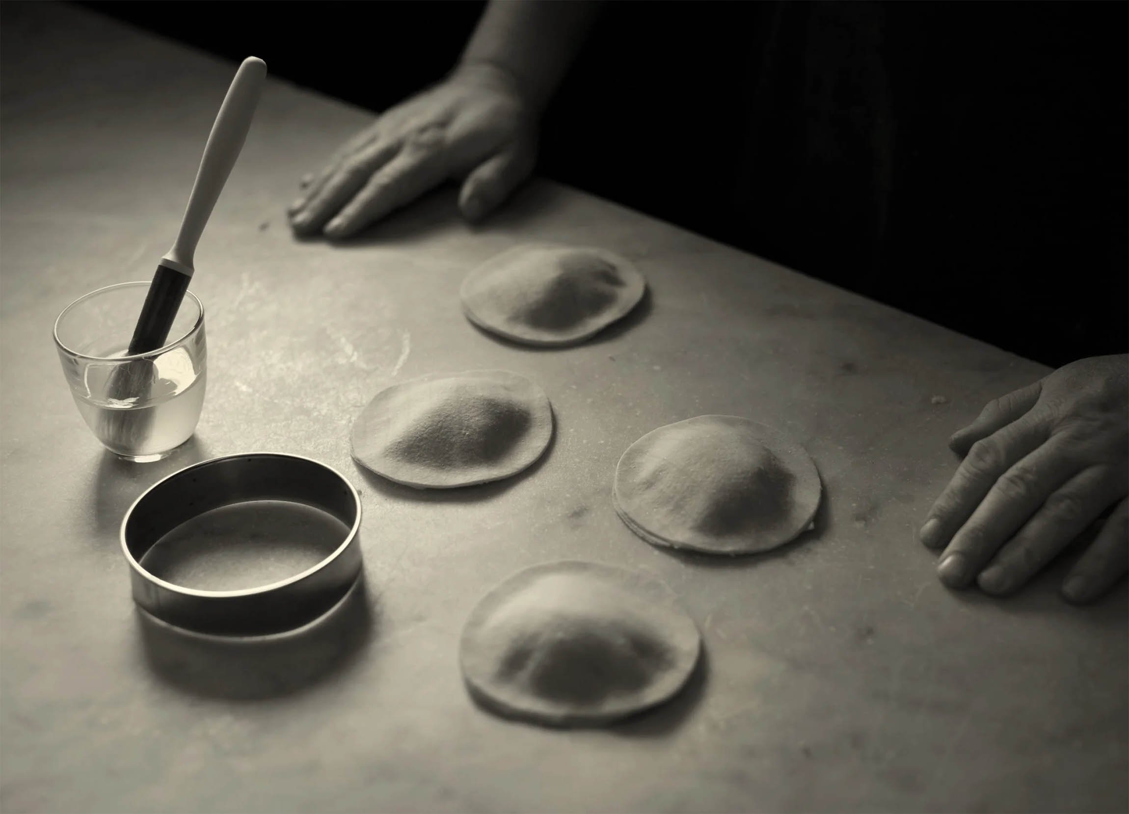 Ravioli making at Vermicelli restaurant by David Burton Photography