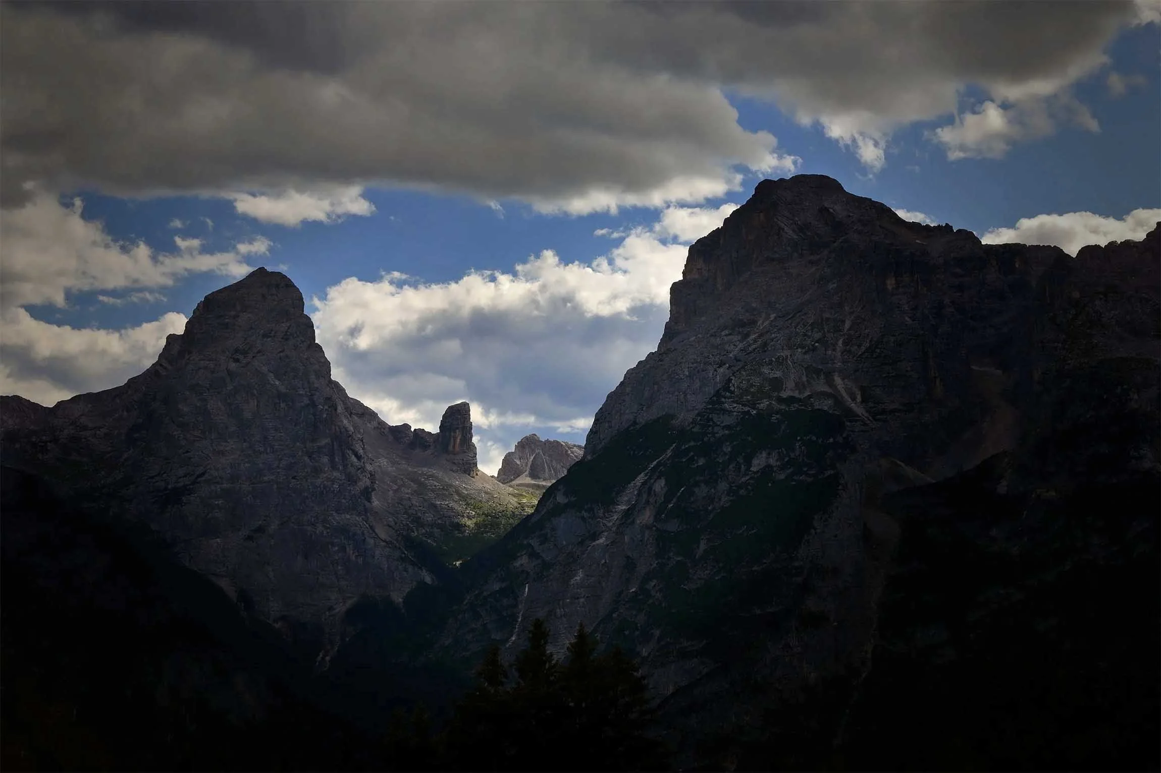 Dolomites mountains range photographed by David Burton photography