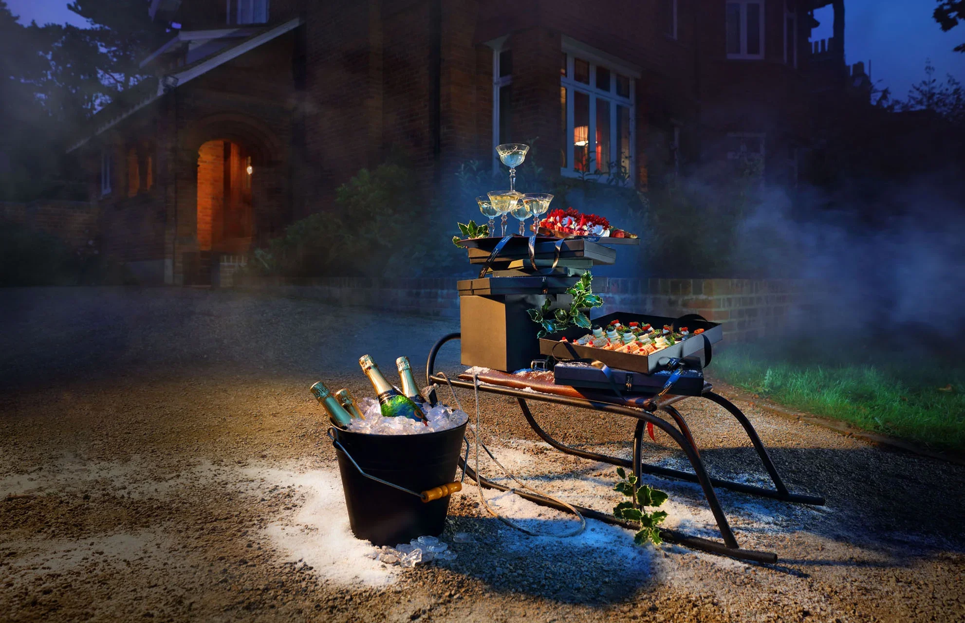 christmas delivery by Penniblack catering