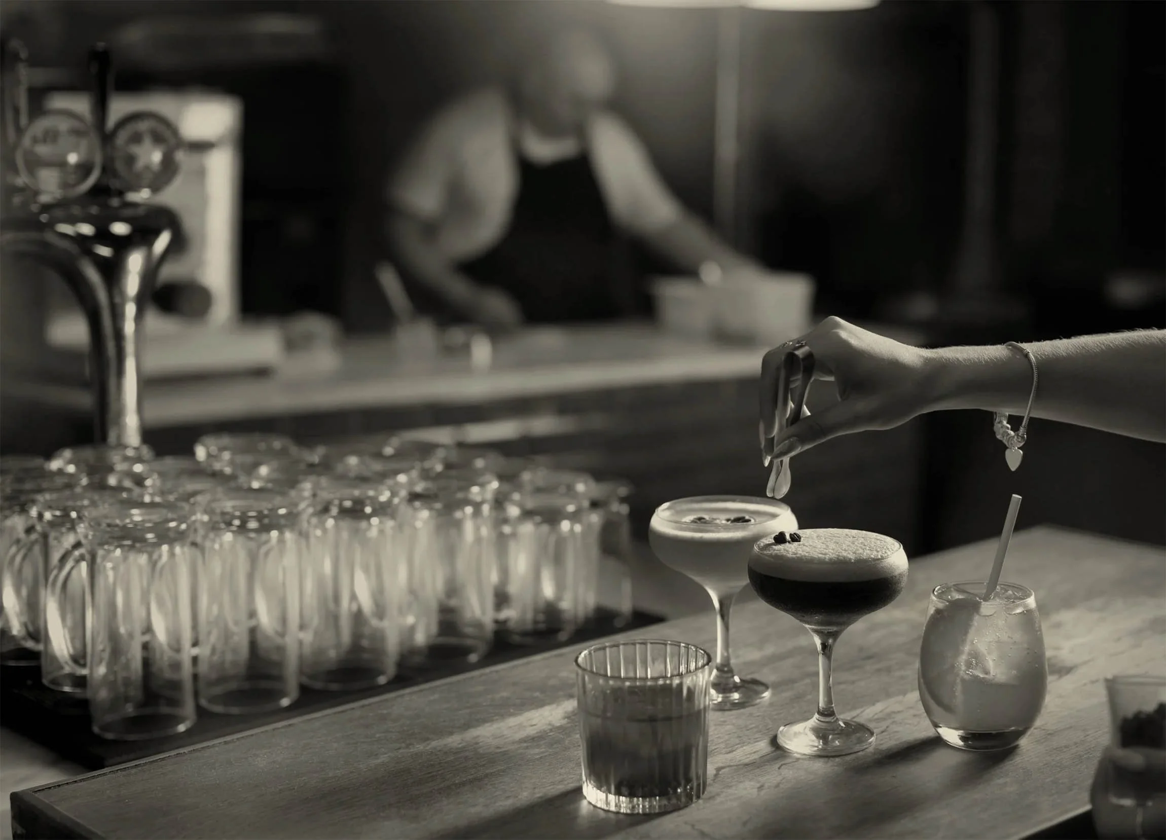 Espresso martini at Vermicelliu restaurant by David Burton Photography