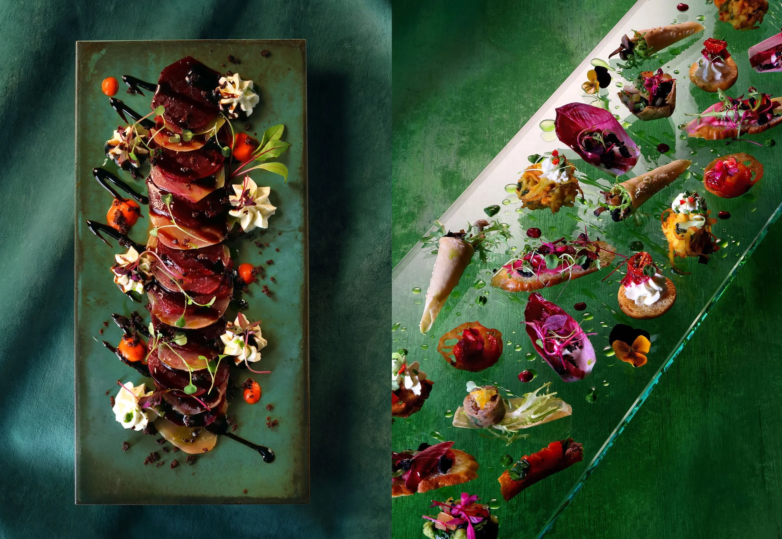 Vegan platters by Penniblack catering