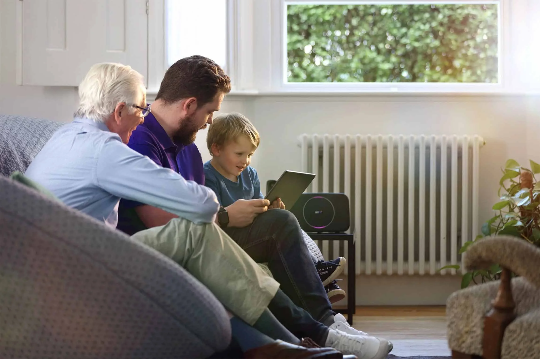 BT halo installation with customers photograph by David Burton Photography