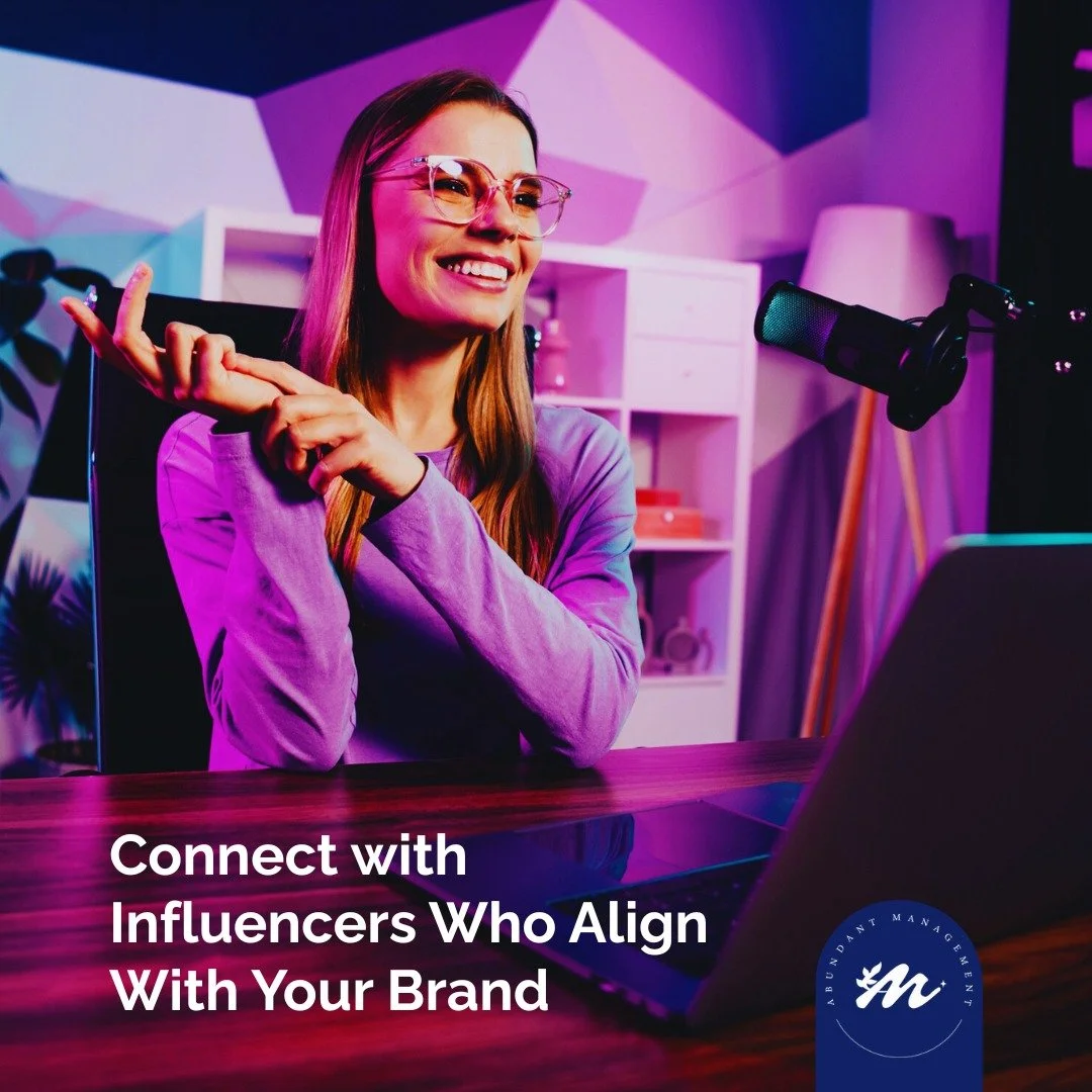 ✨ Build meaningful partnerships that amplify your message! 💡

At Abundant Management, we create growth that feels organic, impactful, and unstoppable. 🚀

🌐 Learn more: abundant-management.com

#InfluencerMarketing #BrandGrowth #AbundantManagement 