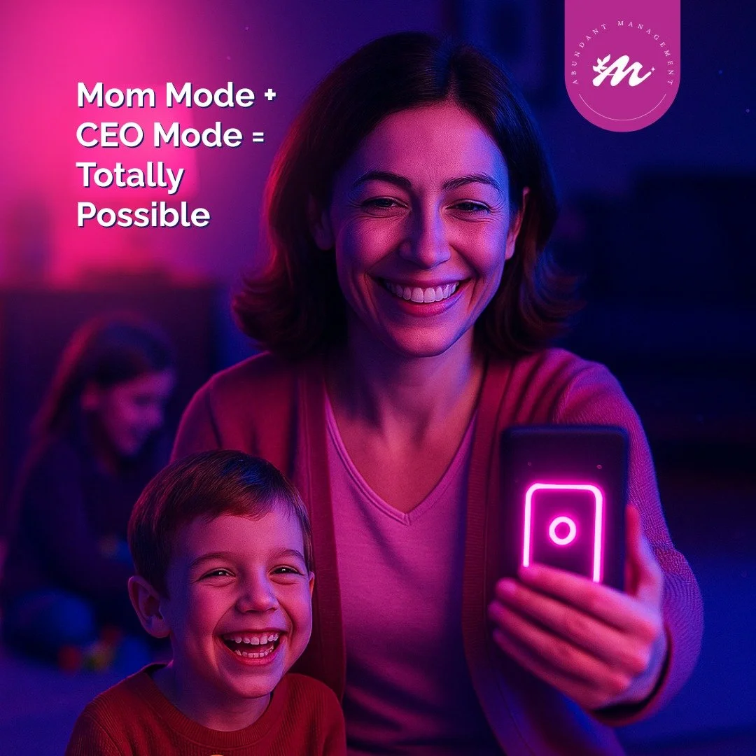 ✨ Mom Mode + CEO Mode = 100% POSSIBLE ✨

With the right systems (and a little AI magic 🤖💖), you don&rsquo;t have to choose between being present and being powerful.

Build the business that fits your life &mdash; not the other way around. 💼👩&zwj;