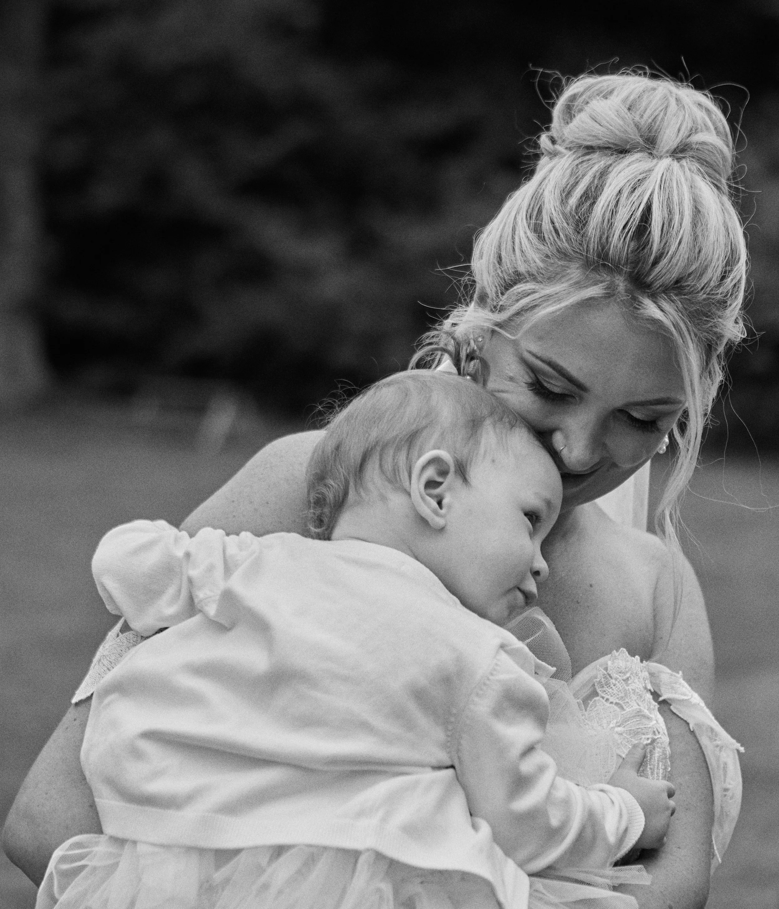 Bride and her youngest