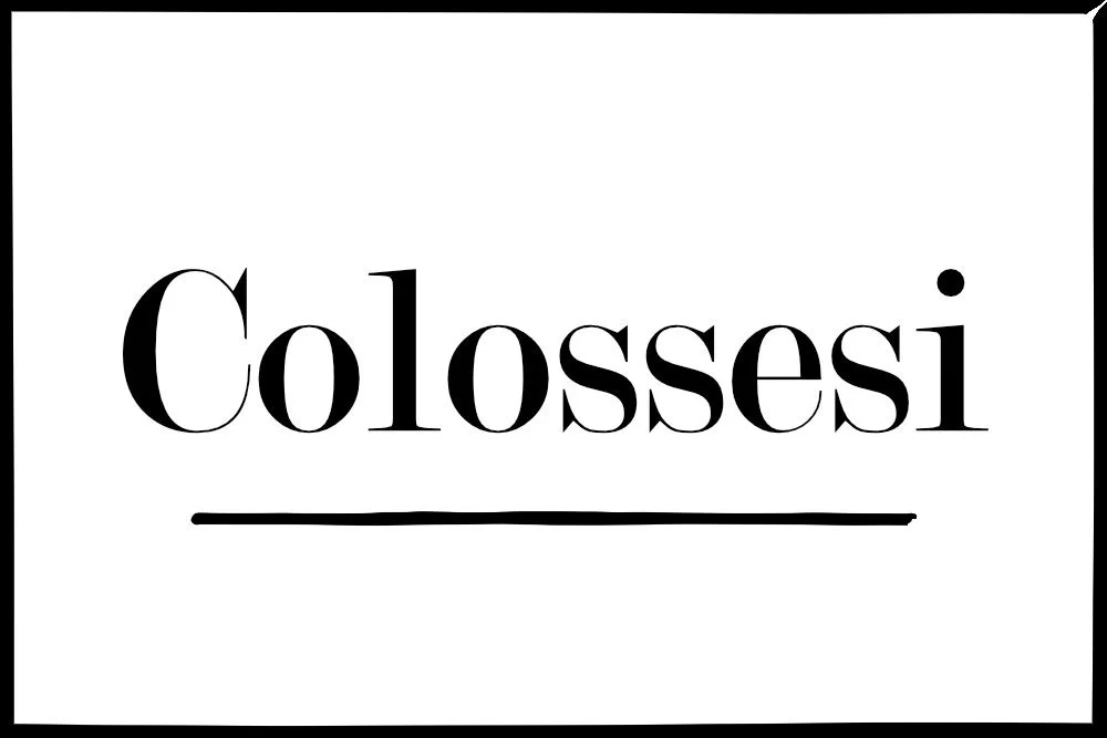 Colossesi 4
