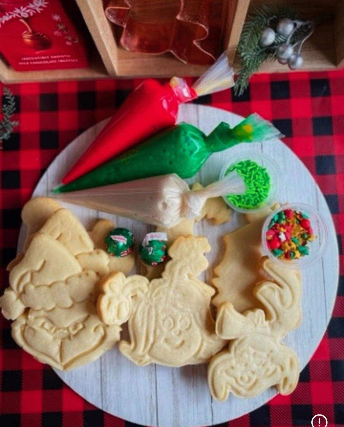 grinch cookie kit