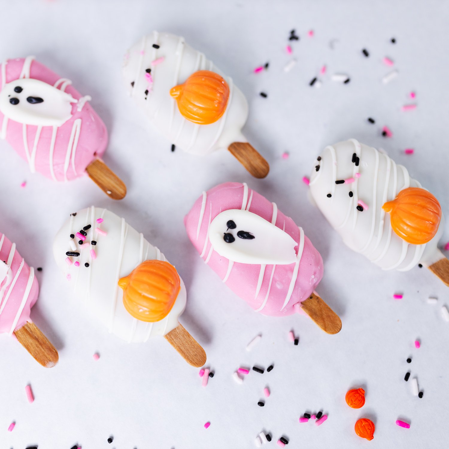 Halloween Cakcicles