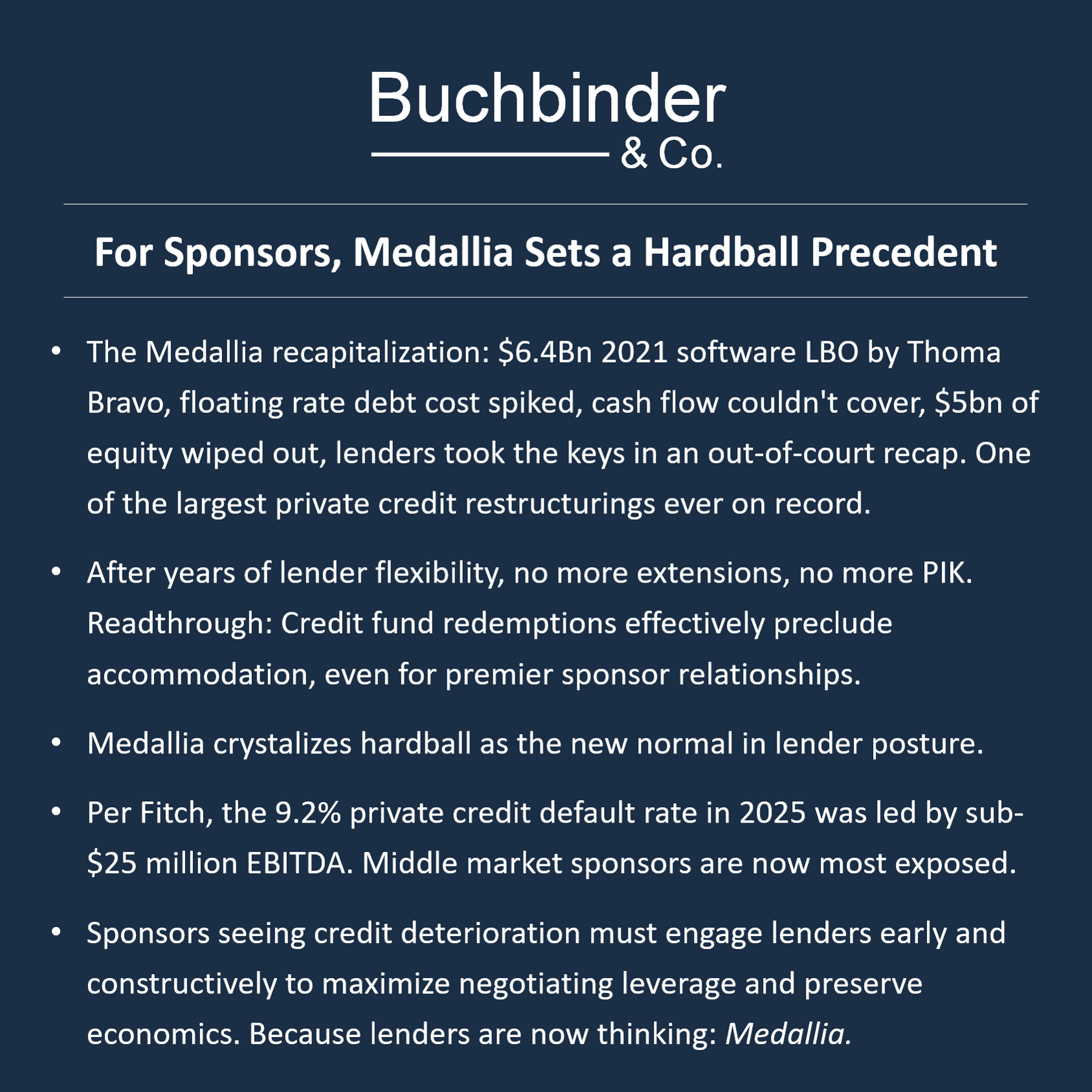 Buchbinder & Co. Insights - Refinancing