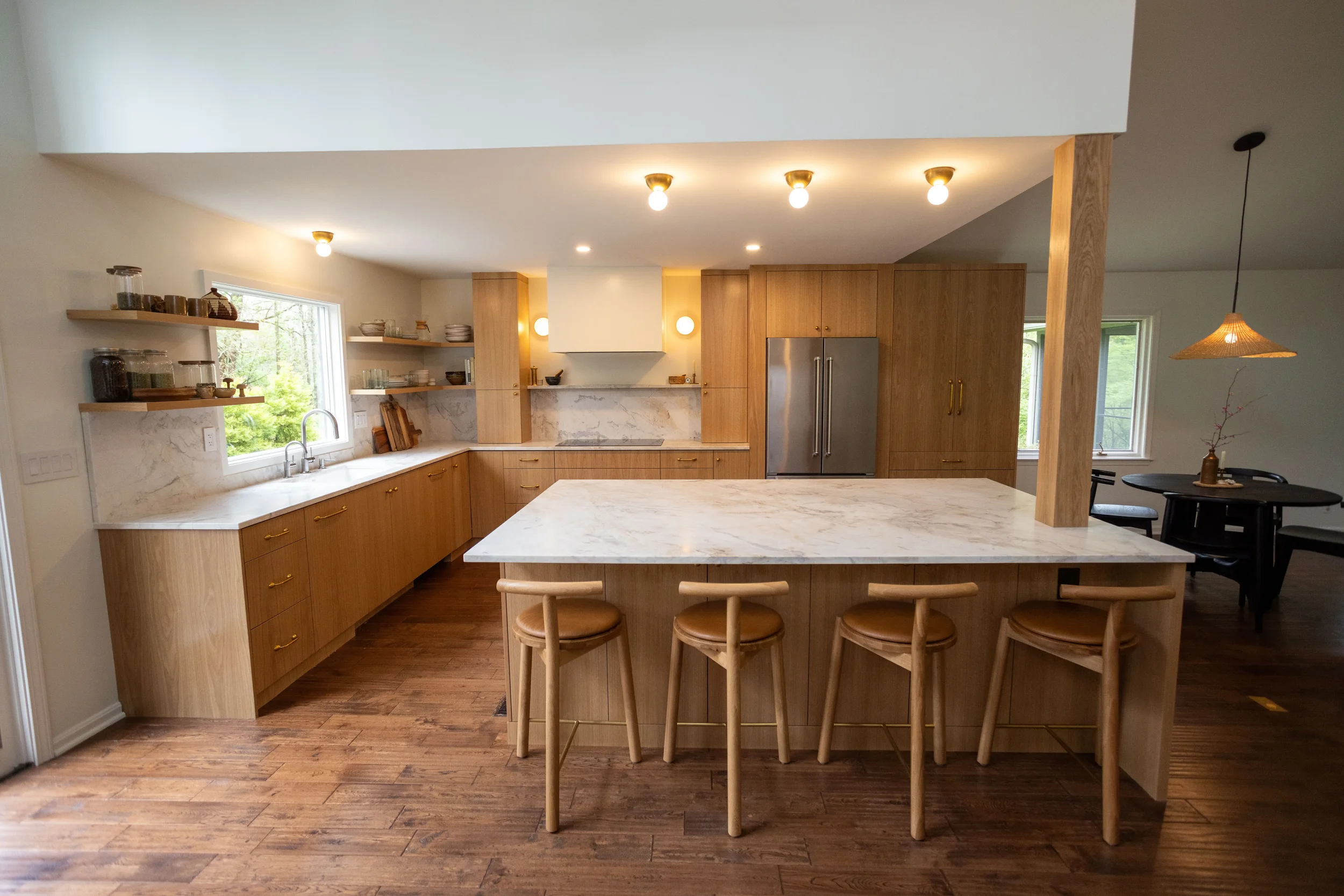 The Oak &amp; Gold Modernist Kitchen
