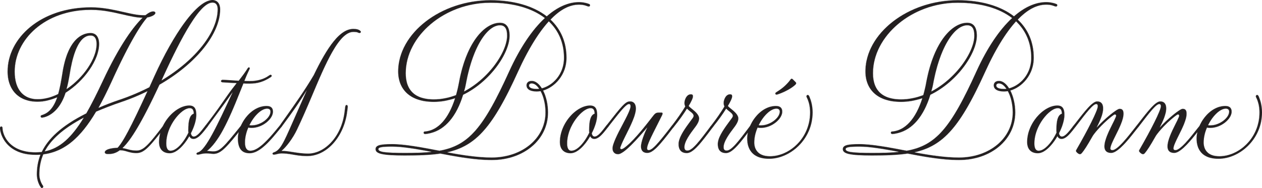 The image shows the logo of Hotel Laoué Dôme with elegant script font.