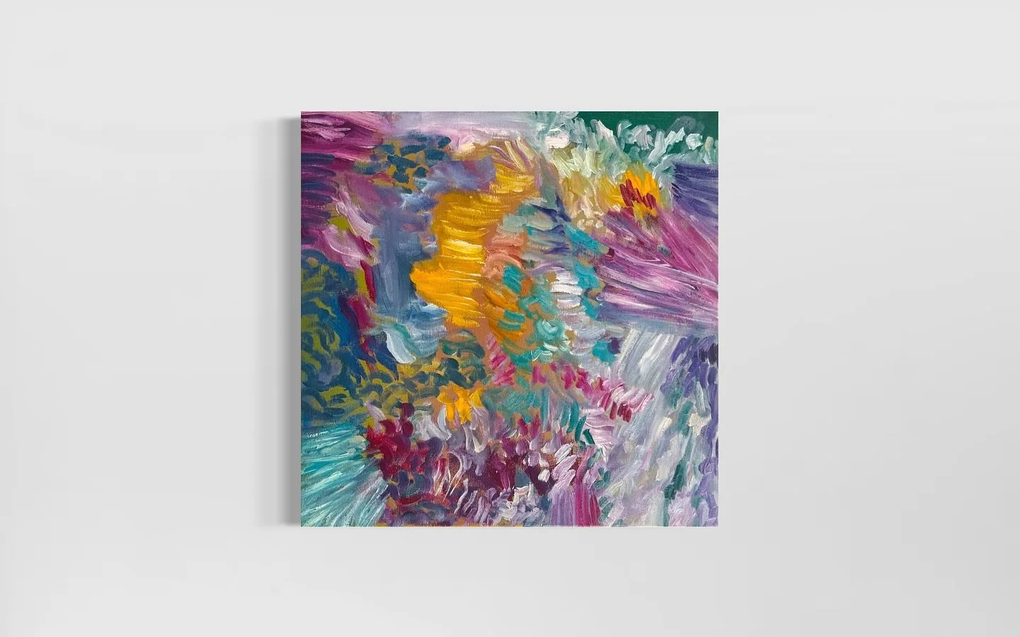 “Traces of movement, light and emotion intertwine in layers of colour, a moment suspended between energy and stillness.”
Oil on canvas, 40 × 40 cm.
© Ingvill Gaarder
#painting #contemporaryart #abstractart #oilpainting #norweg