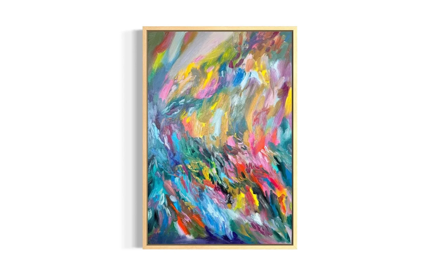 «The pulse of color and light.»
This work explores a sense of movement, like shifting reflections in water, where brightness dissolves into depth.
Oil on canvas, 2025. 80x100cm
#abstractpainting #contemporaryart #colorfieldpainting #atmo