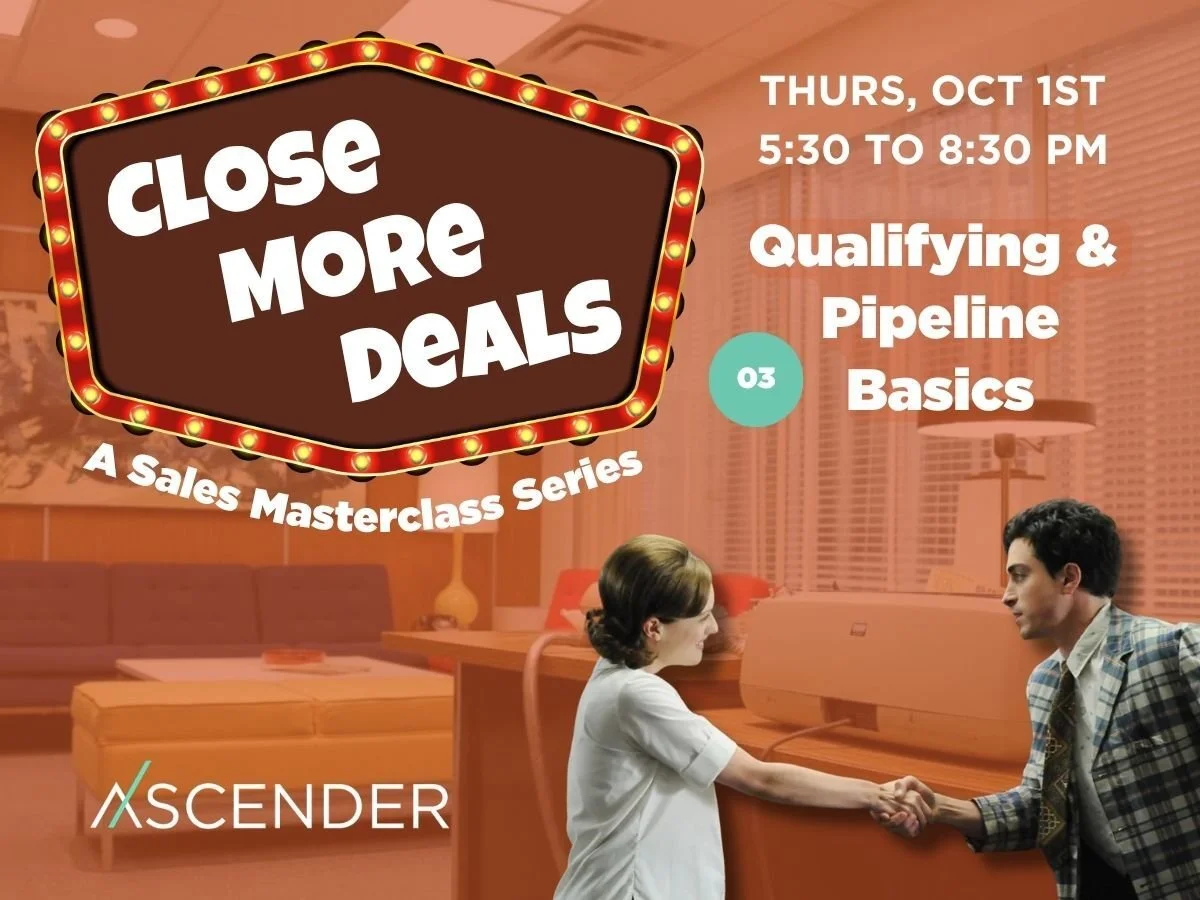 Sales Masterclass: Qualifying &amp; Pipeline basics