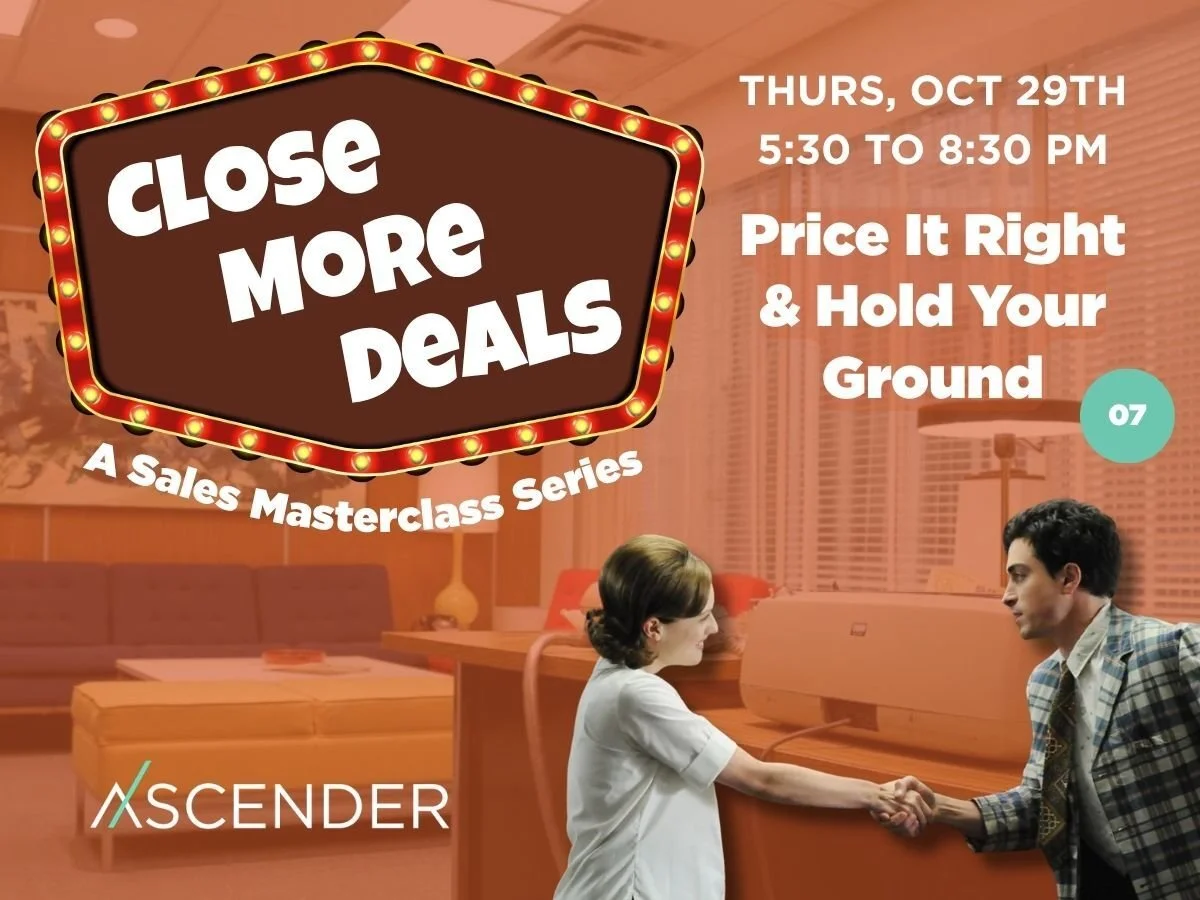 Sales Masterclass: Price it Right &amp; Hold Your Ground