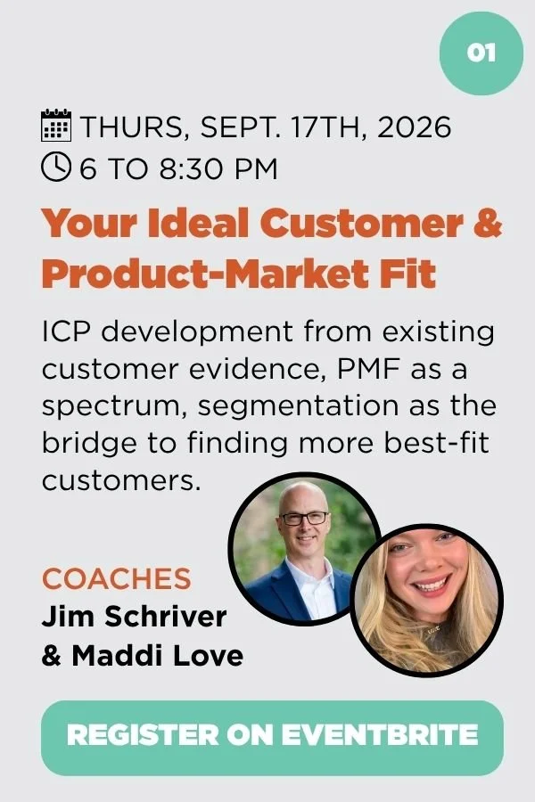 Sales Masterclass: Your Ideal Customer & Product Market Fit