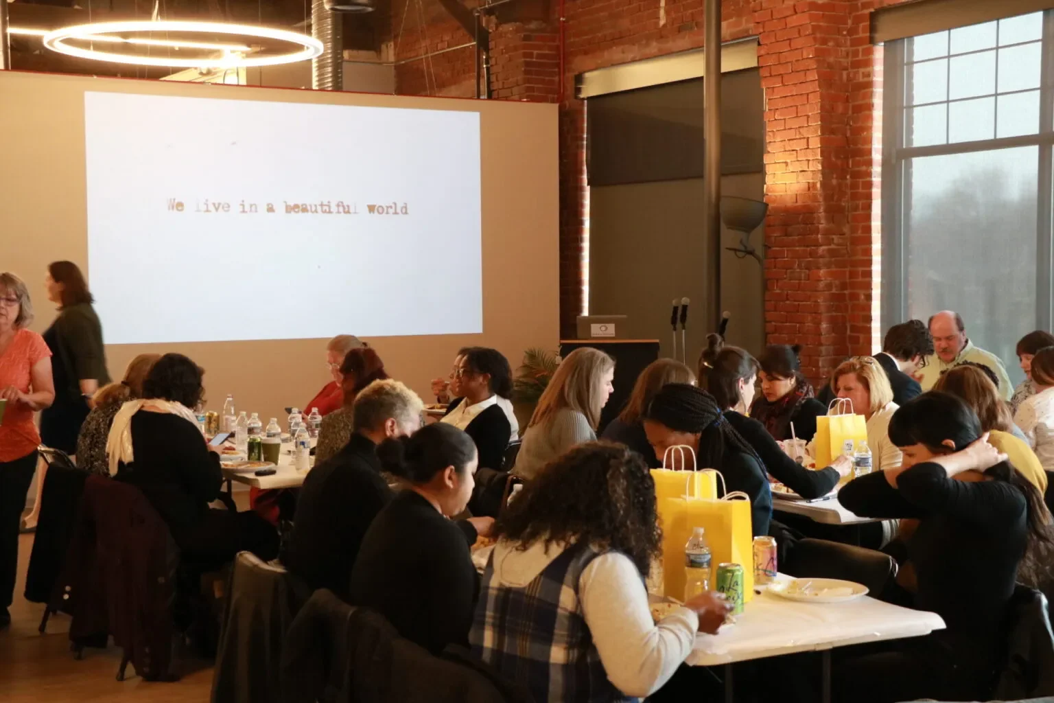 We have the perfect space for a networking event or team workday.