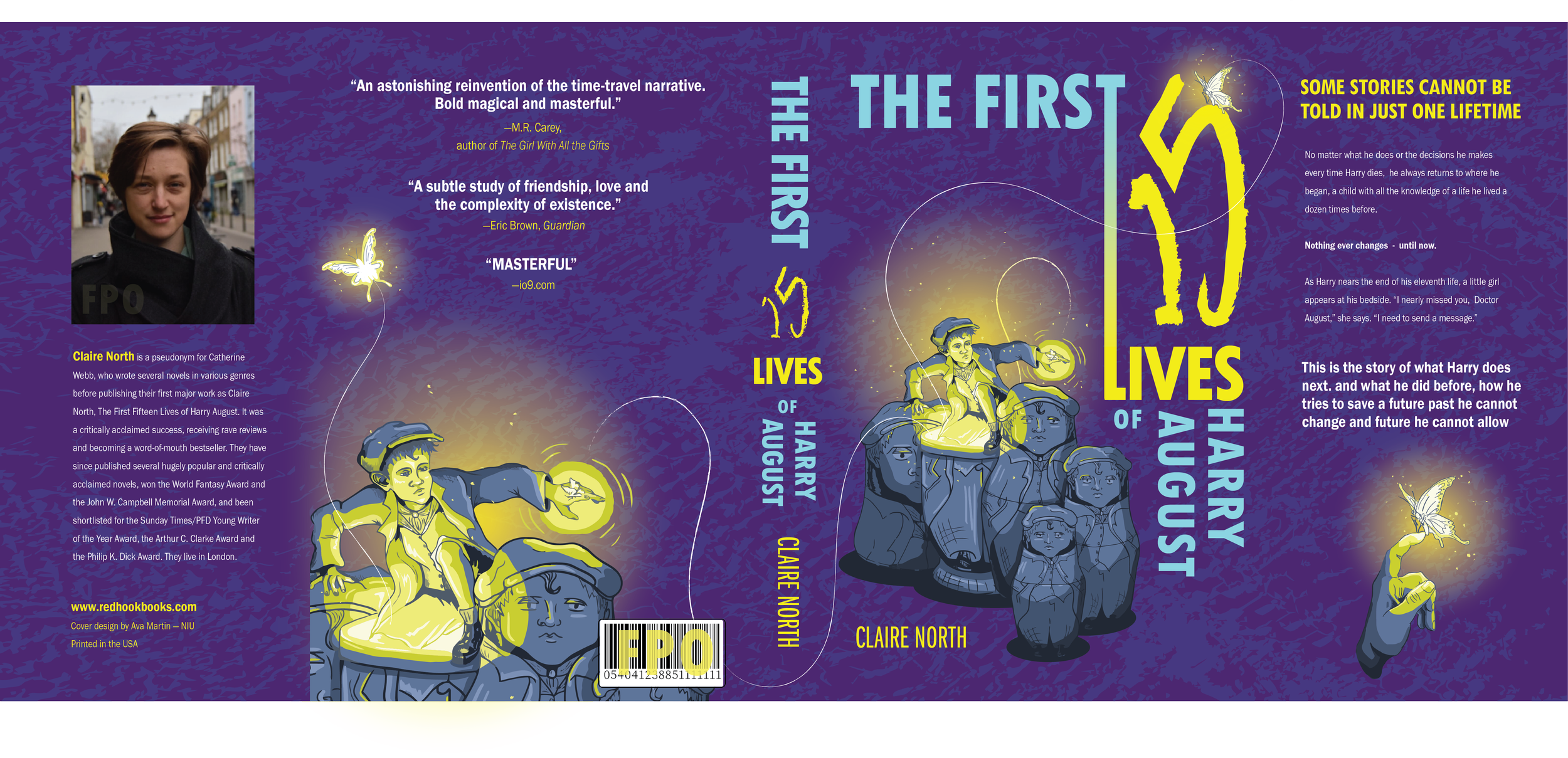The First 15 Lives of Harry August - Dust Cover Mockup 