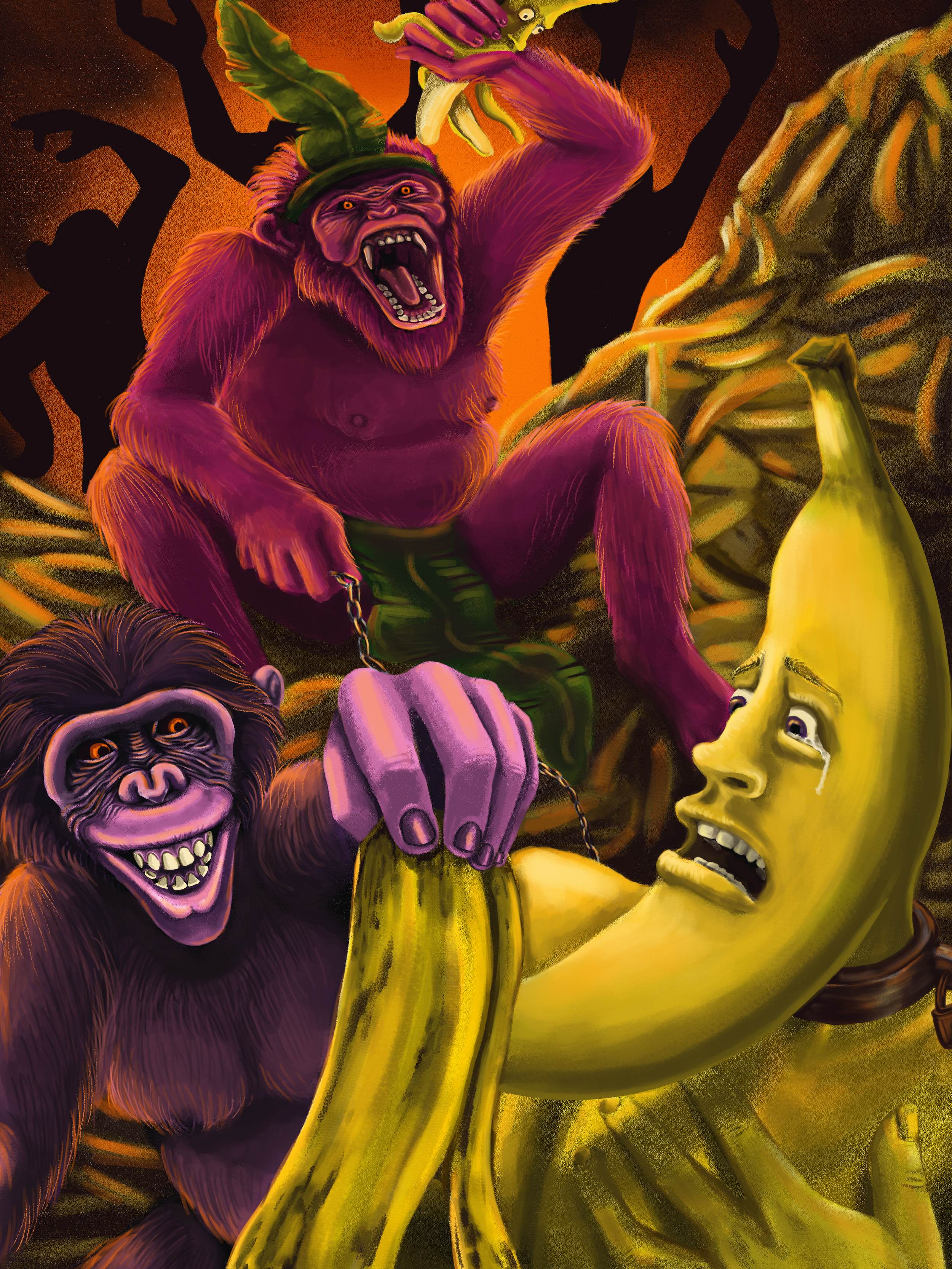 Banana Man: Attack of the Chimps