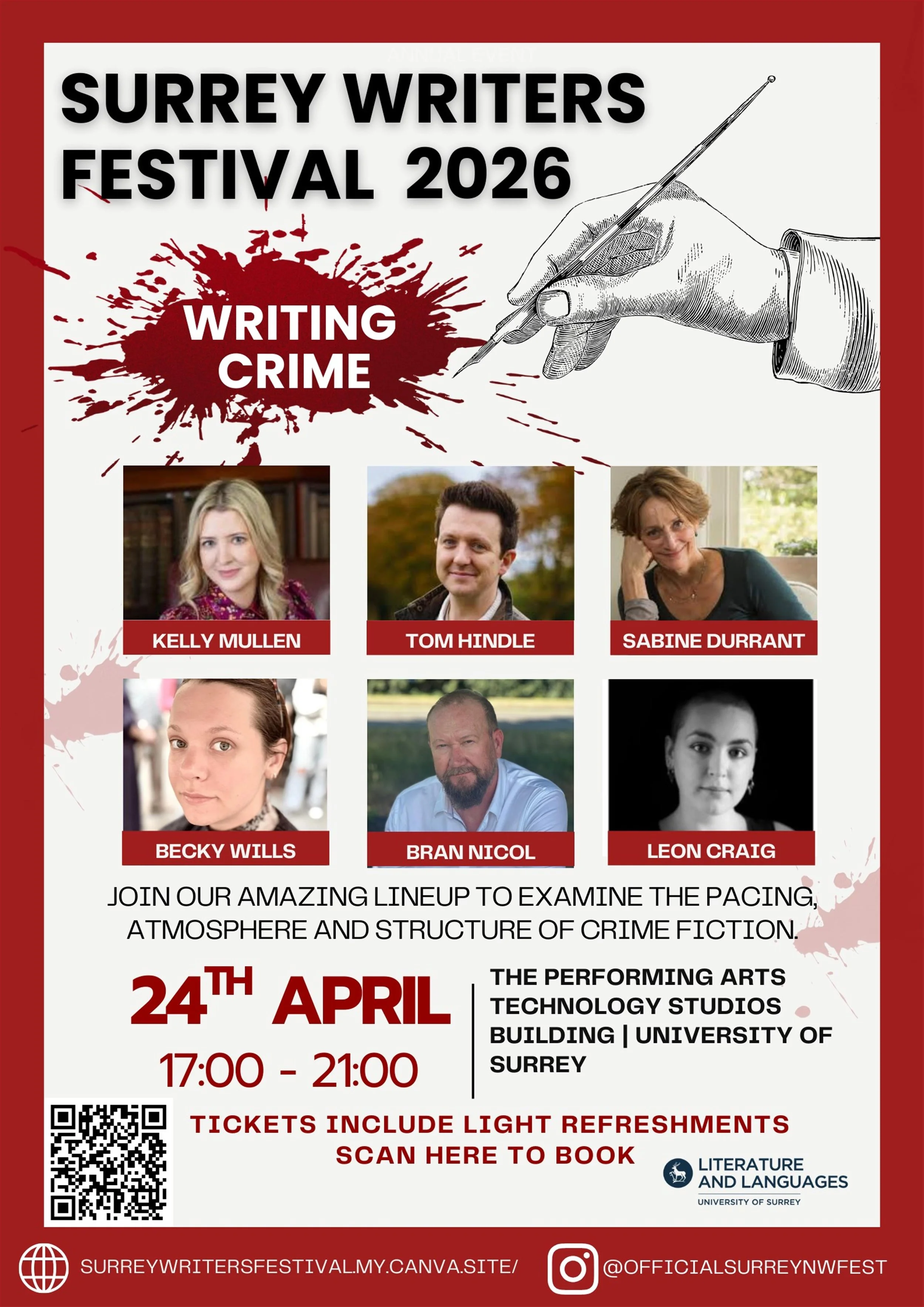 Surrey Writers Festival 2026