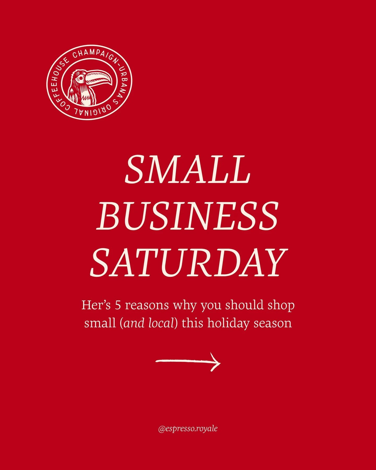 5 Reasons to Shop Small This Holiday Season

As we step into the heart of the holidays, we&rsquo;re reminded how powerful it is to support the businesses that make Champaign-Urbana feel like home. When you shop small, you uplift real people, build st