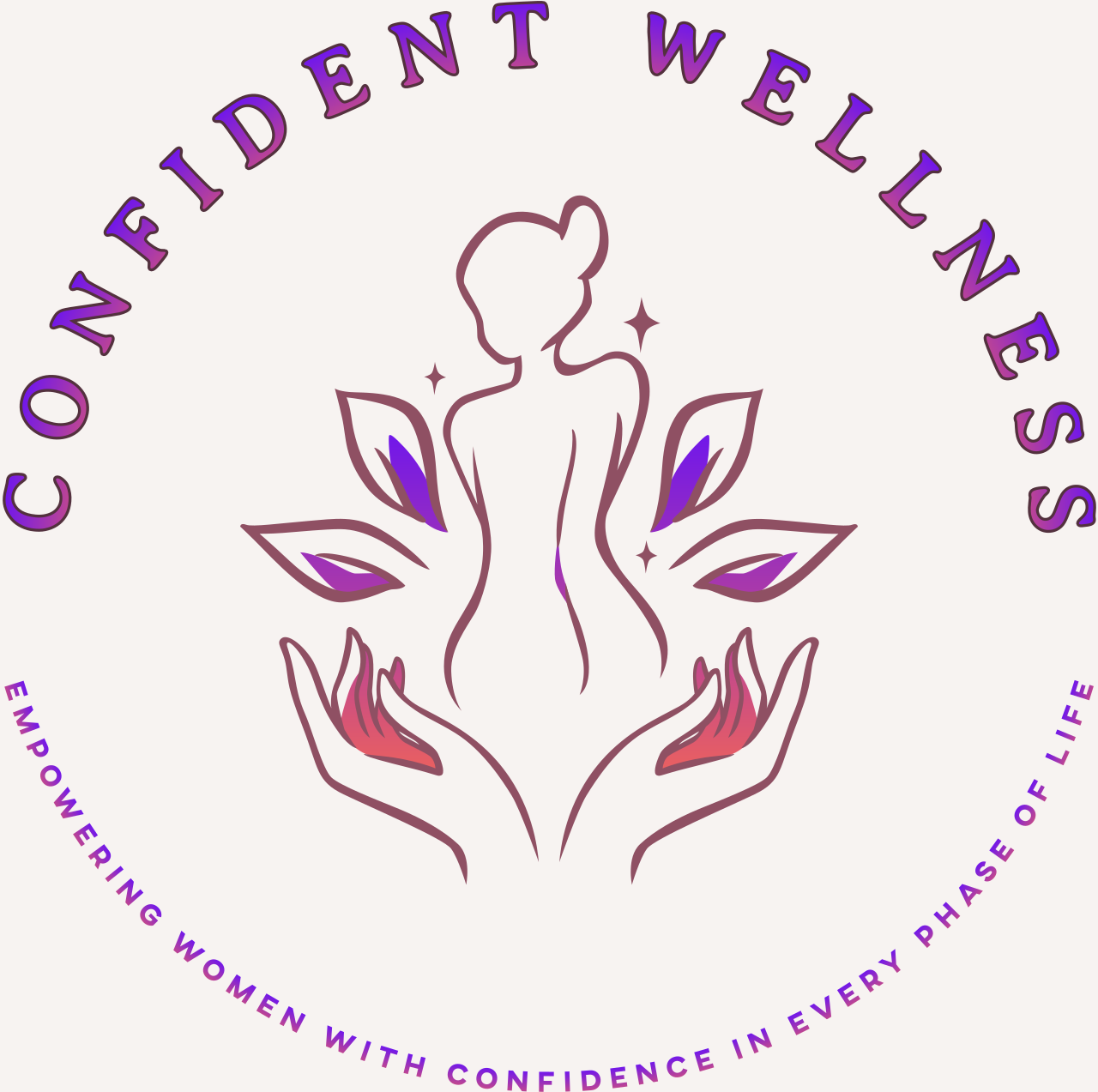 Logo for Confident Wellness, a wellness practice based in Summerville, SC.
