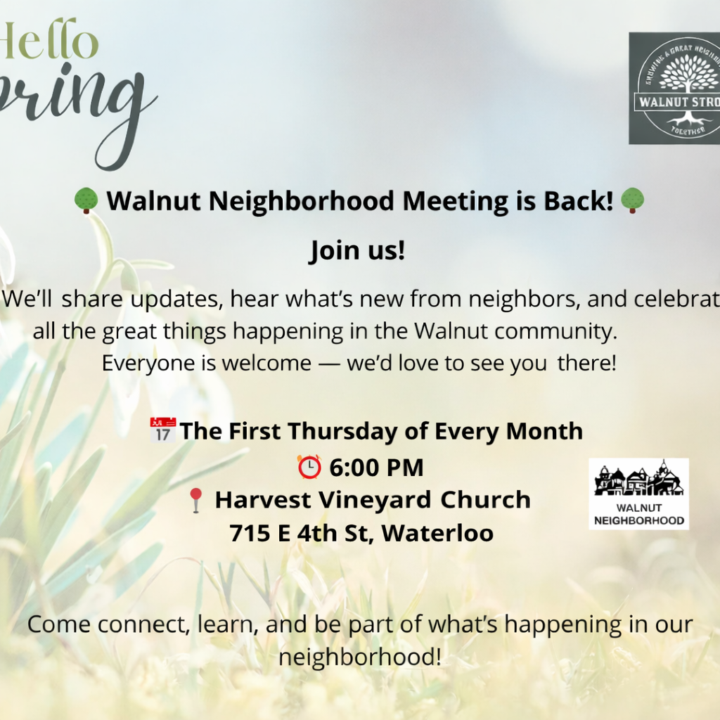 Walnut Neighborhood Meeting 