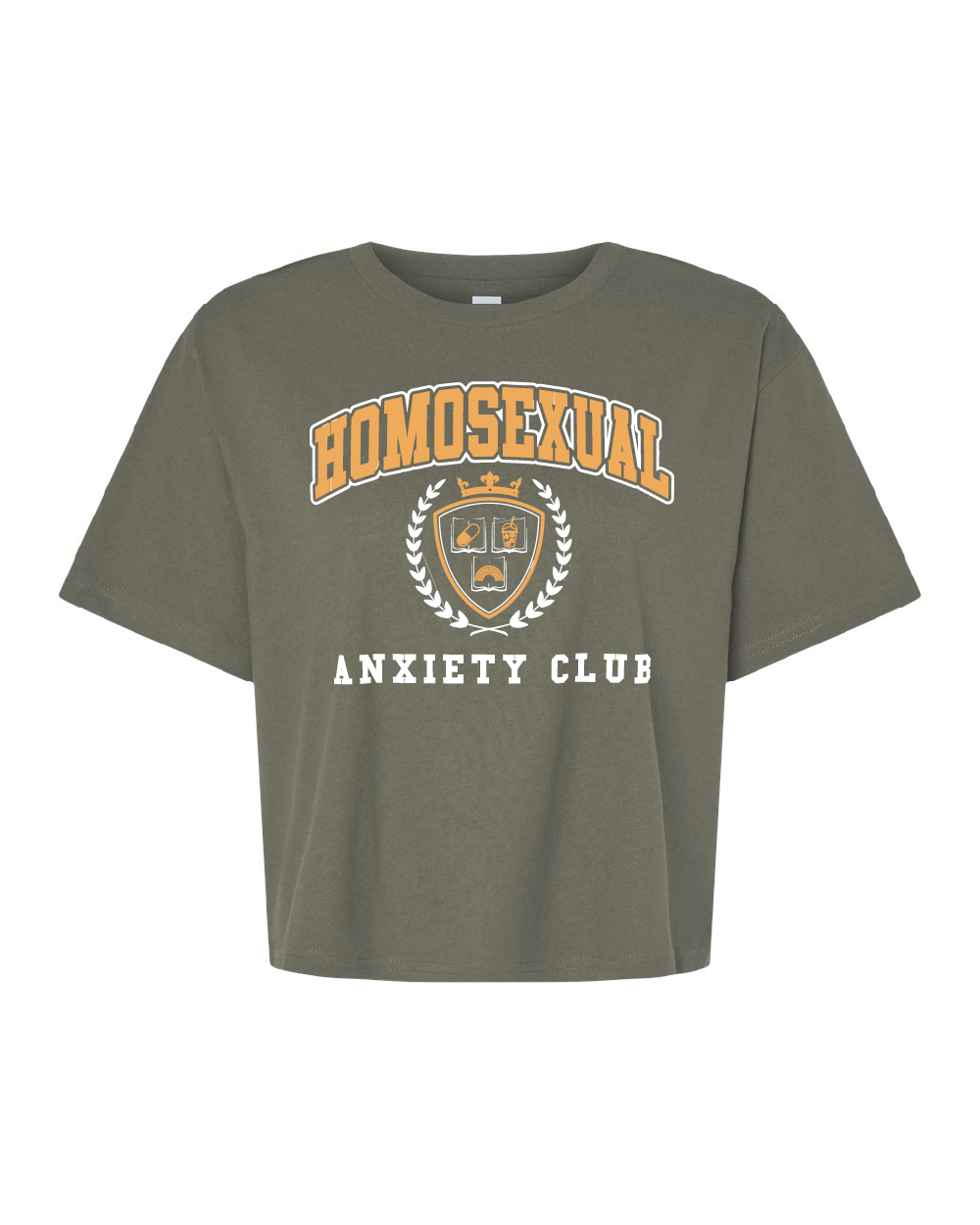 Homosexual Anxiety Club Crop Tee