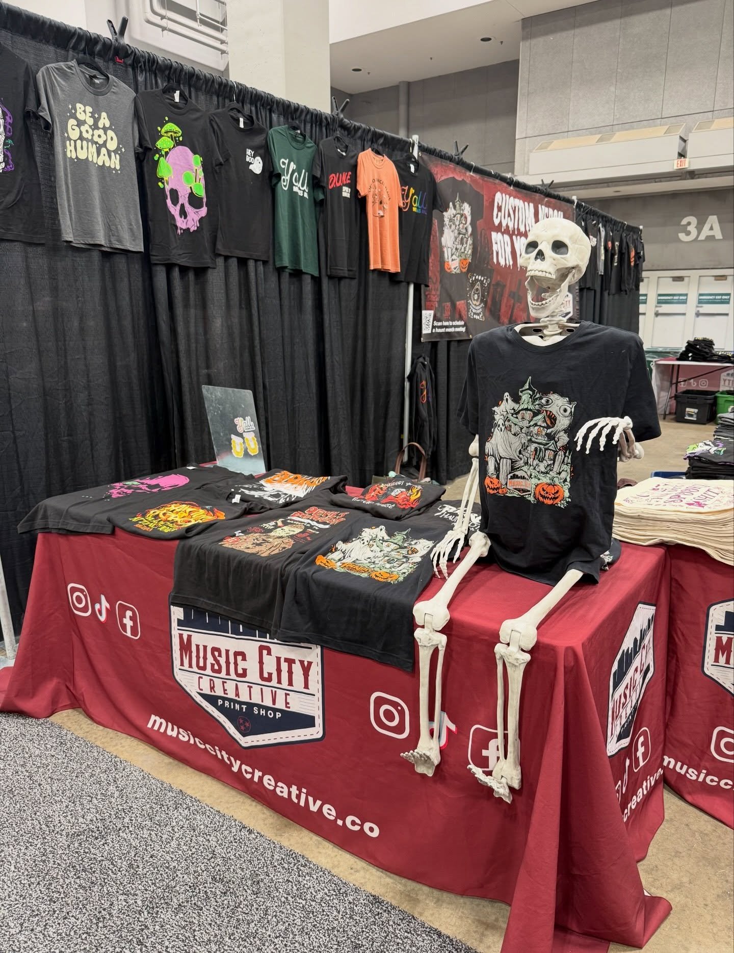 It&rsquo;s officially that time of year again&hellip; 🎃🕸️

We&rsquo;re on-site for Day 2 at one of our favorite Halloween industry events @transworldshows, gearing up for a weekend of all things spooky.

Our Halloween tees are for sale all weekend,