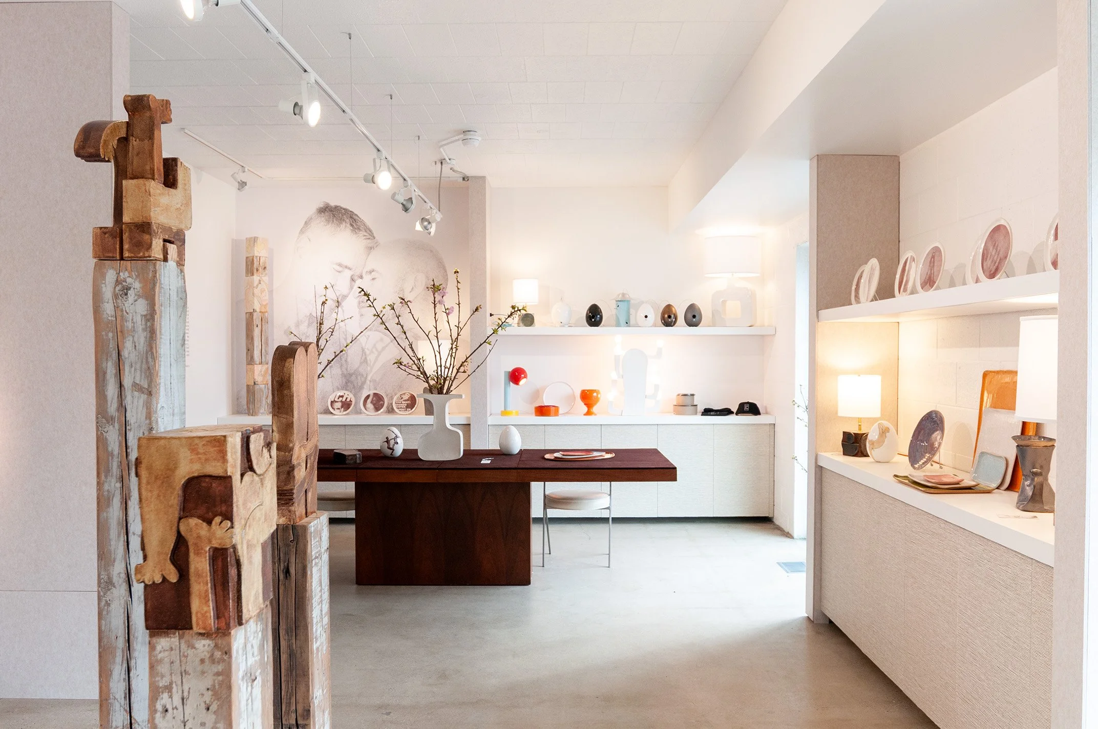 Take Me Home gallery interior at the Cadillac Arts Centre in Detroit, Michigan