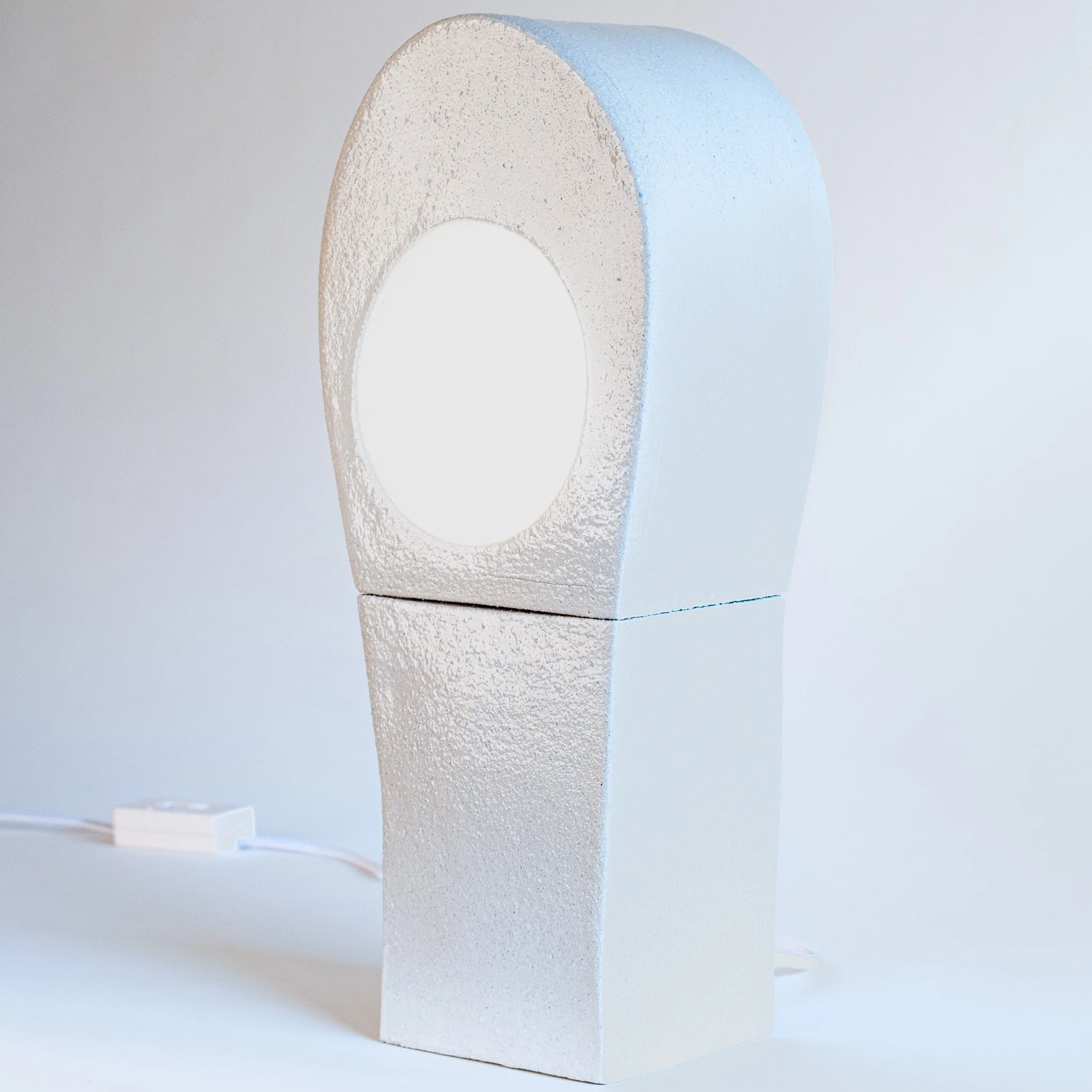 Side view of Cactus Lamp 2 showing the sculptural form