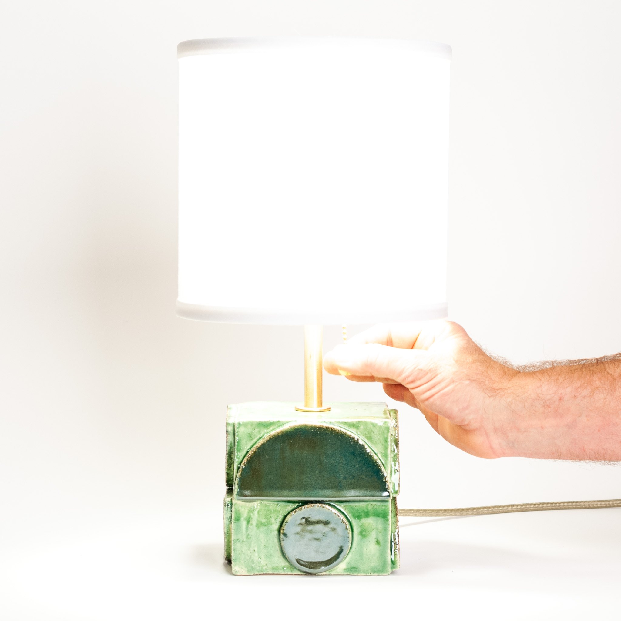 Geometria Table Lamp by Jim Schatz — in scale