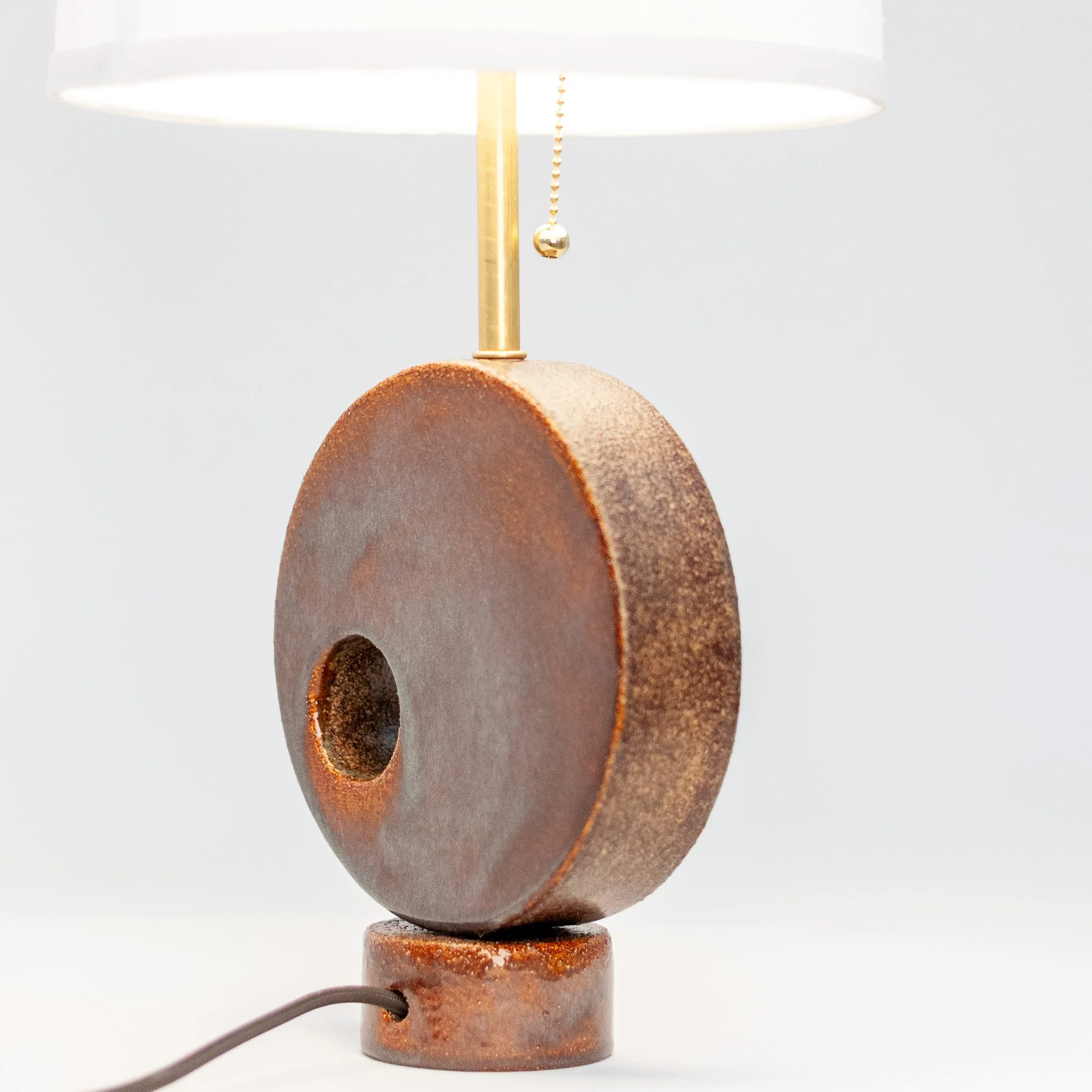 Radius Table Lamp 2 by Jim Schatz — base detail showing circular cutout