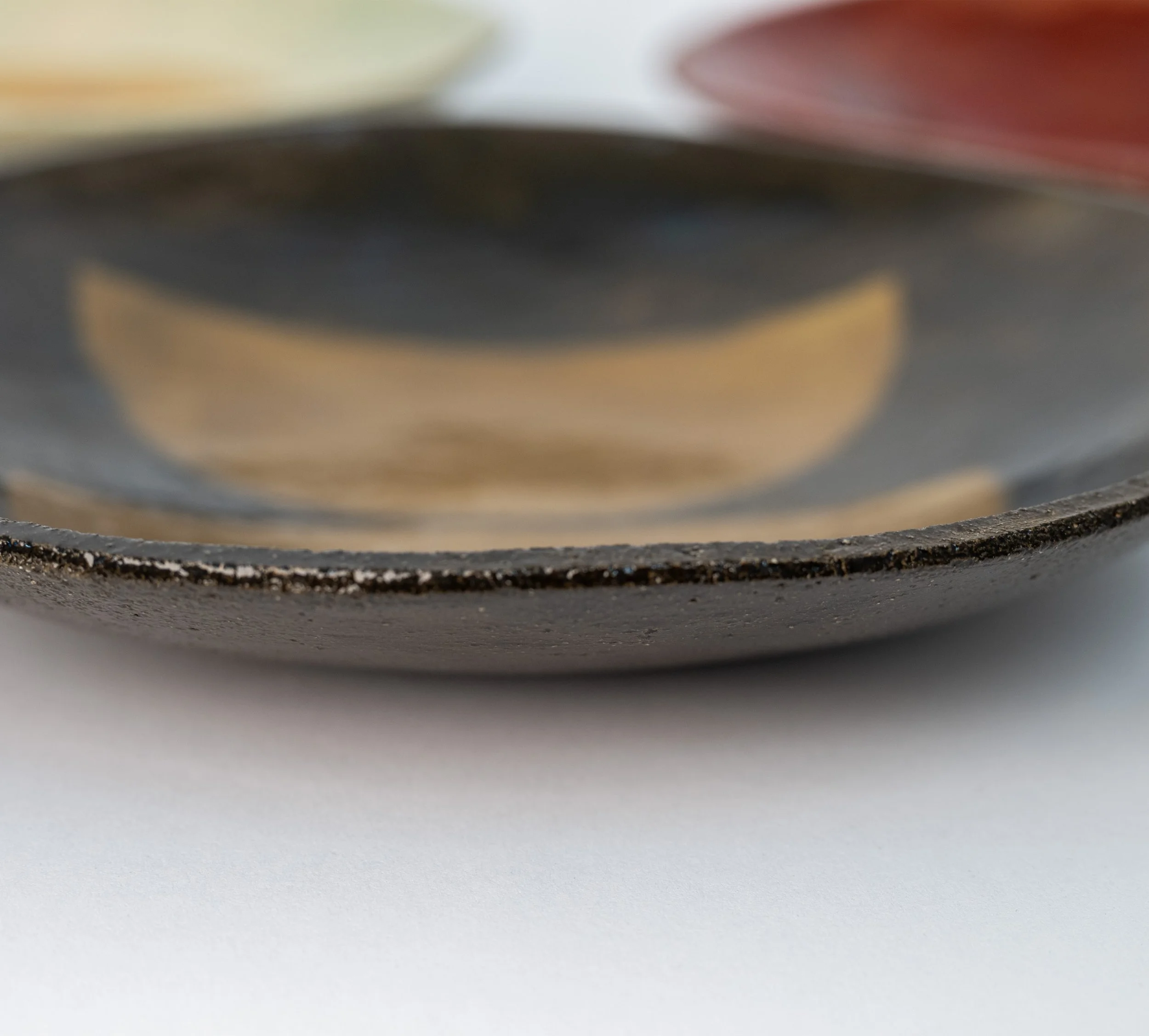 Geometria Bowl, 28 over 12, rim detail, by Jim Schatz
