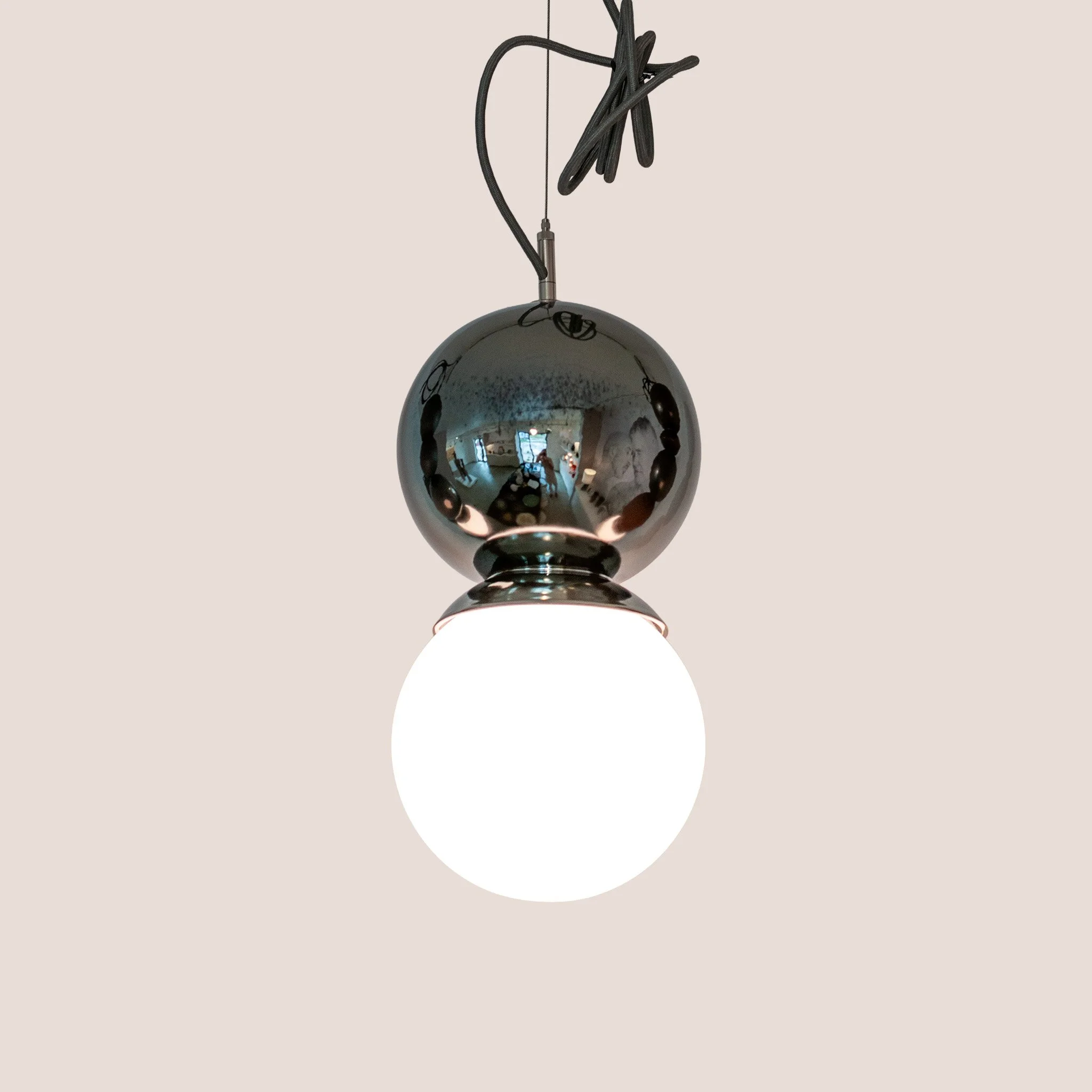 Dot Dot Dot Pendant in Platinum — by Jim Schatz