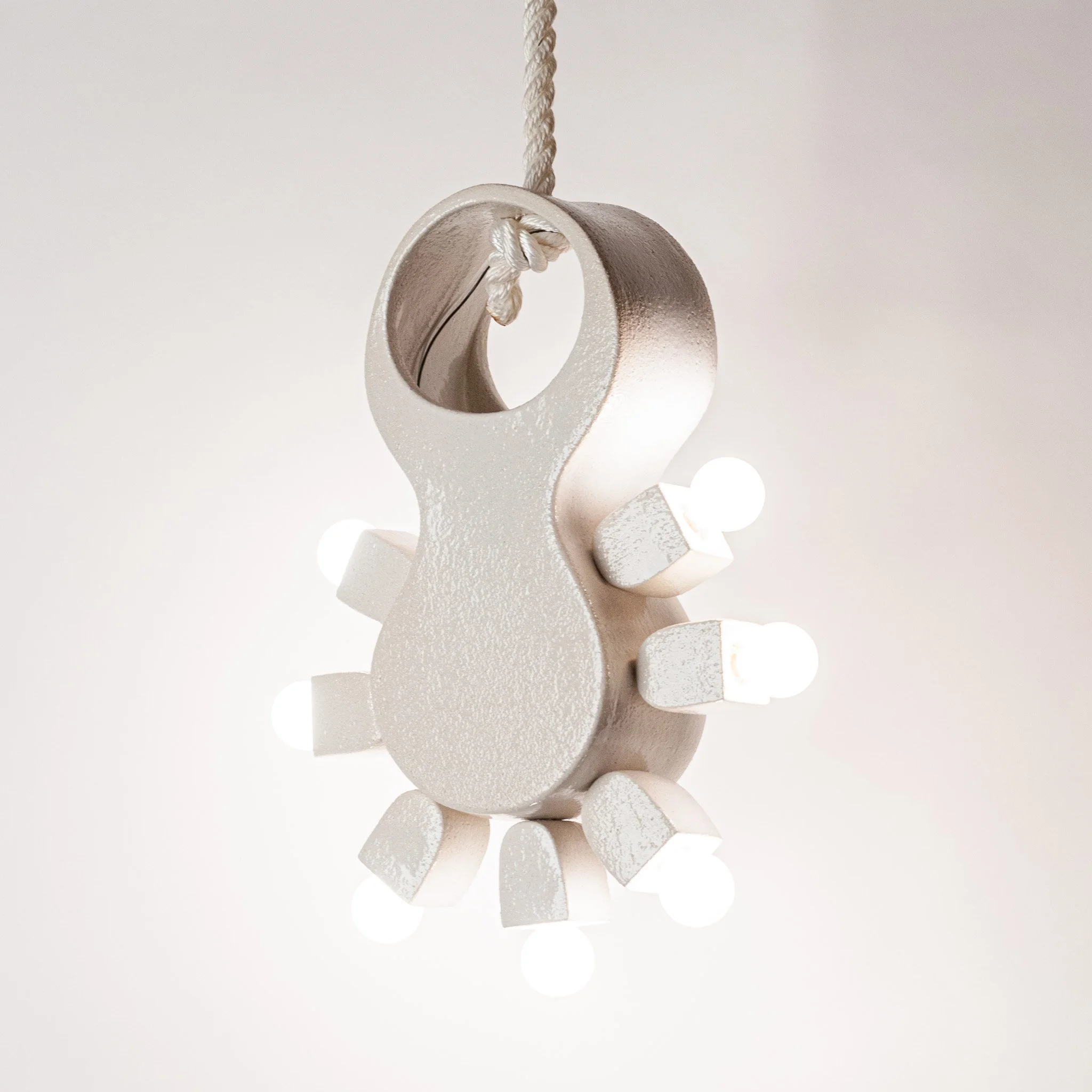 Cactus Pendant Lamp by Jim Schatz — full hanging view