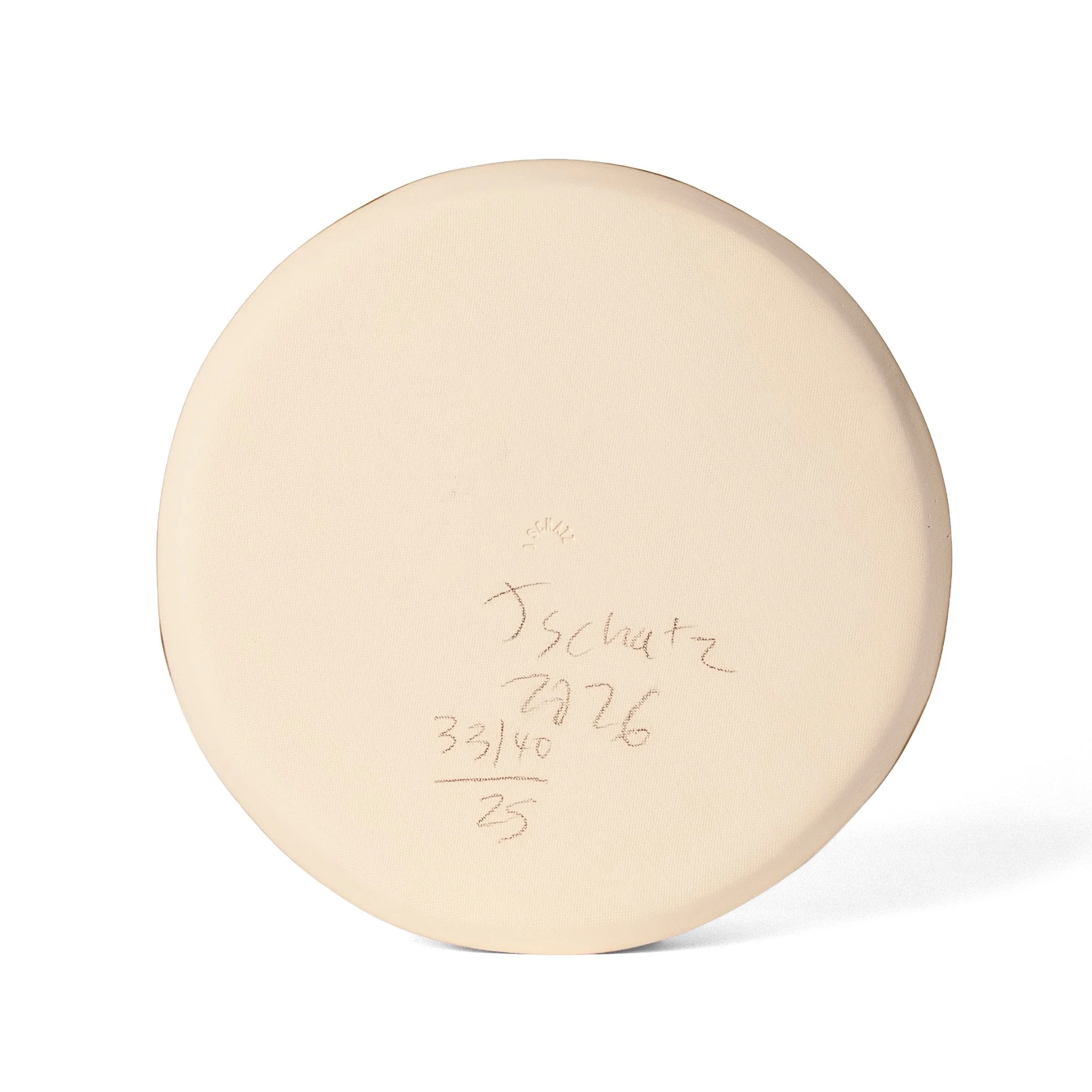Geometria Platter, back view, signed and stamped by Jim Schatz (Copy)