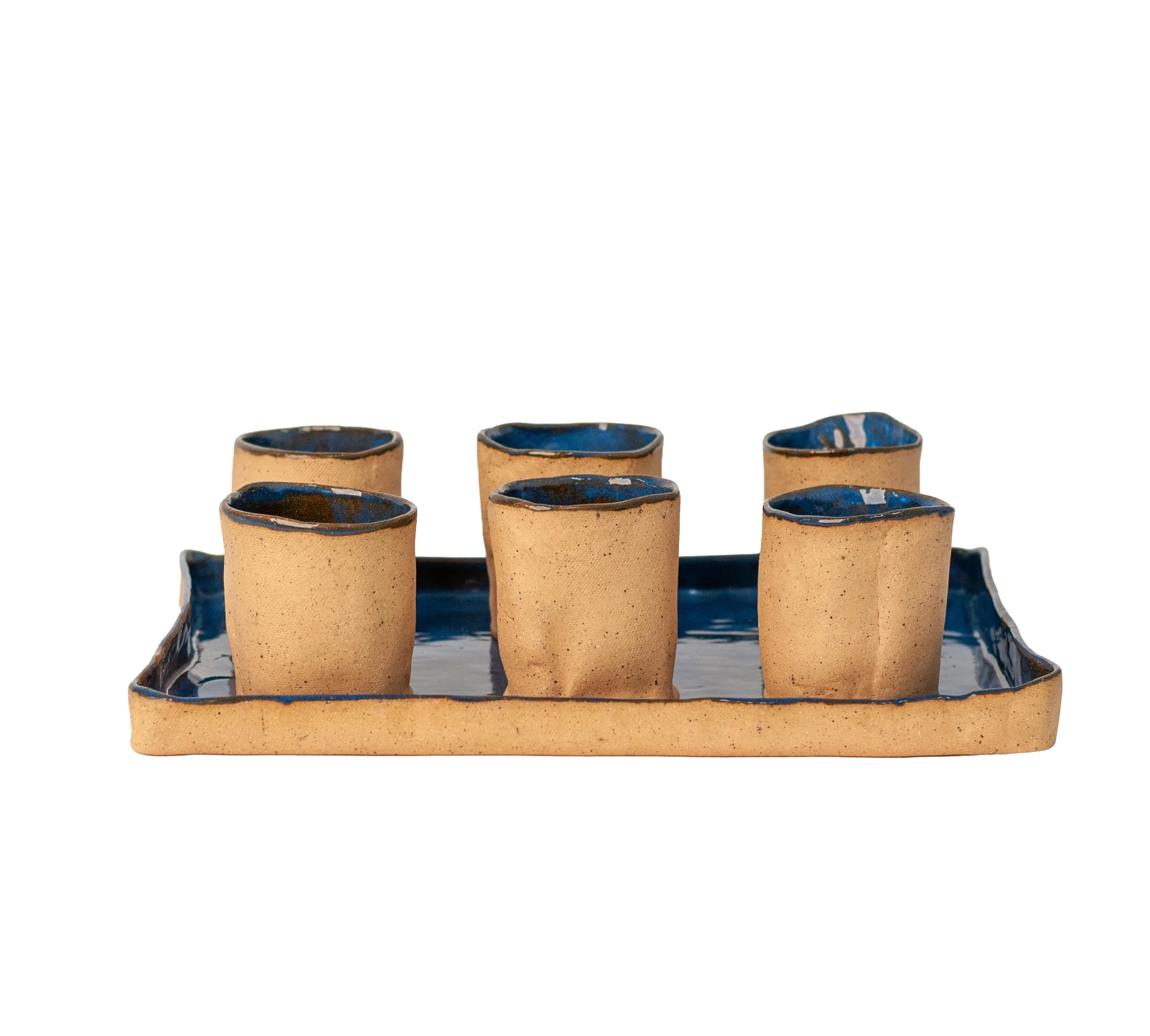 Tray and 6 Cups