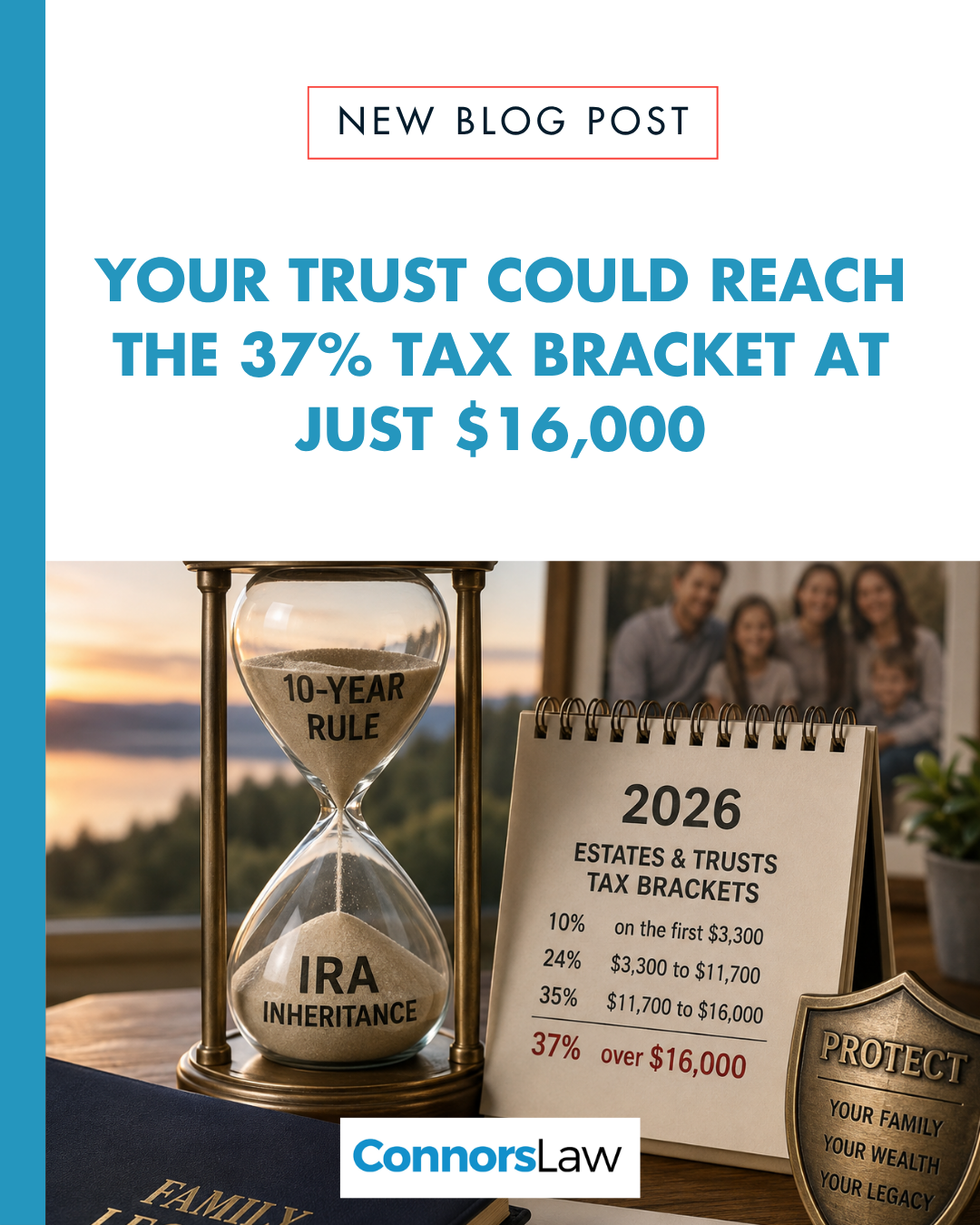Your Trust Could Reach the 37% Tax Bracket at Just $16,000
