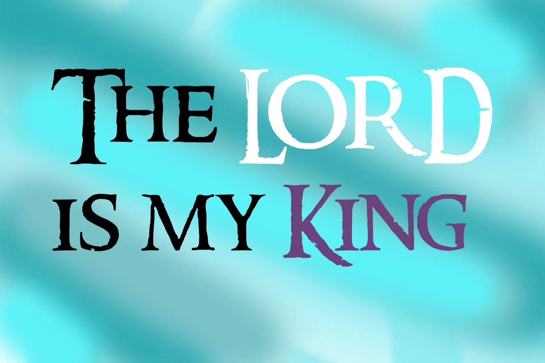 Jesus Is My King, Do You Know Him?