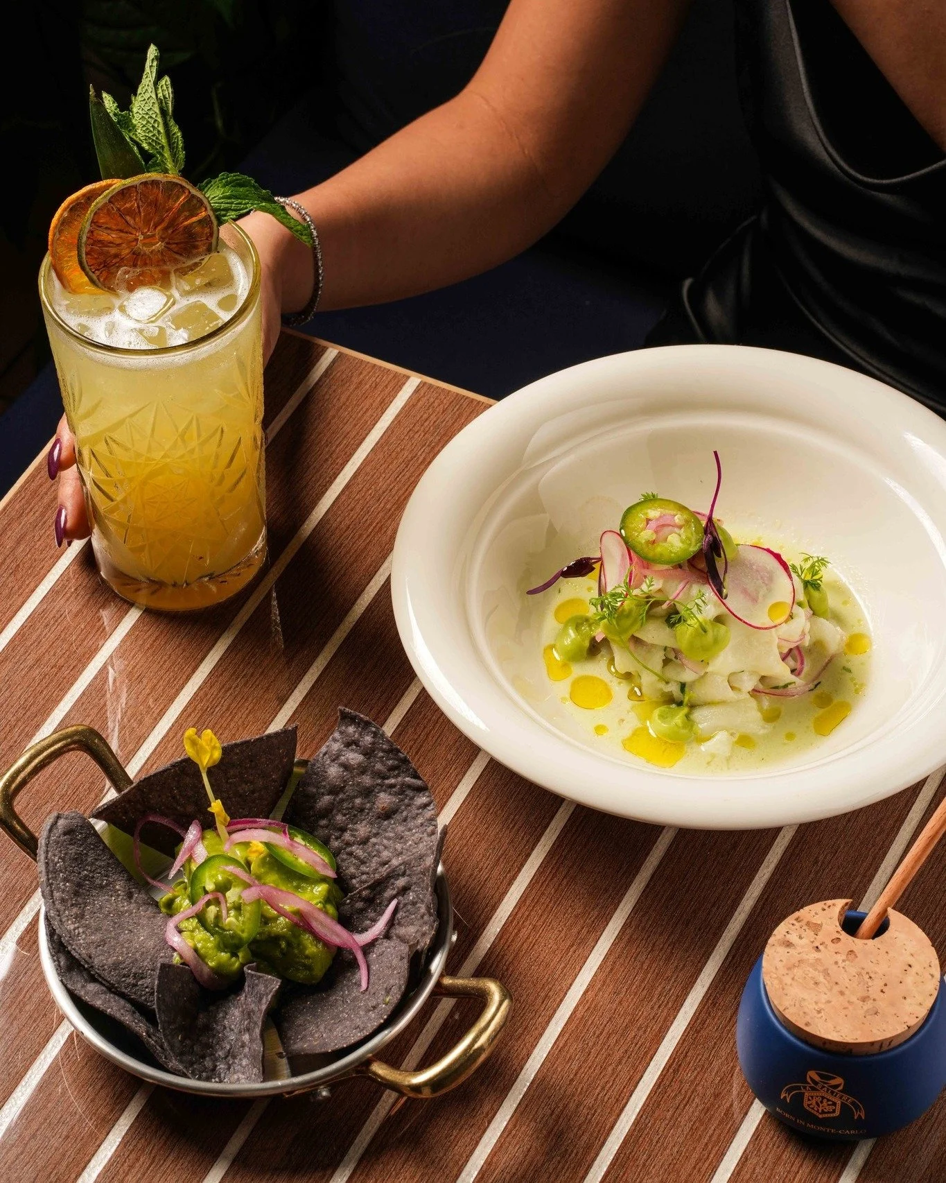 Start light. Stay late. From citrus-cured branzino to grilled Mediterranean octopus, our starters are the perfect way to ease into your evening. Book your reservation now through the link in bio.