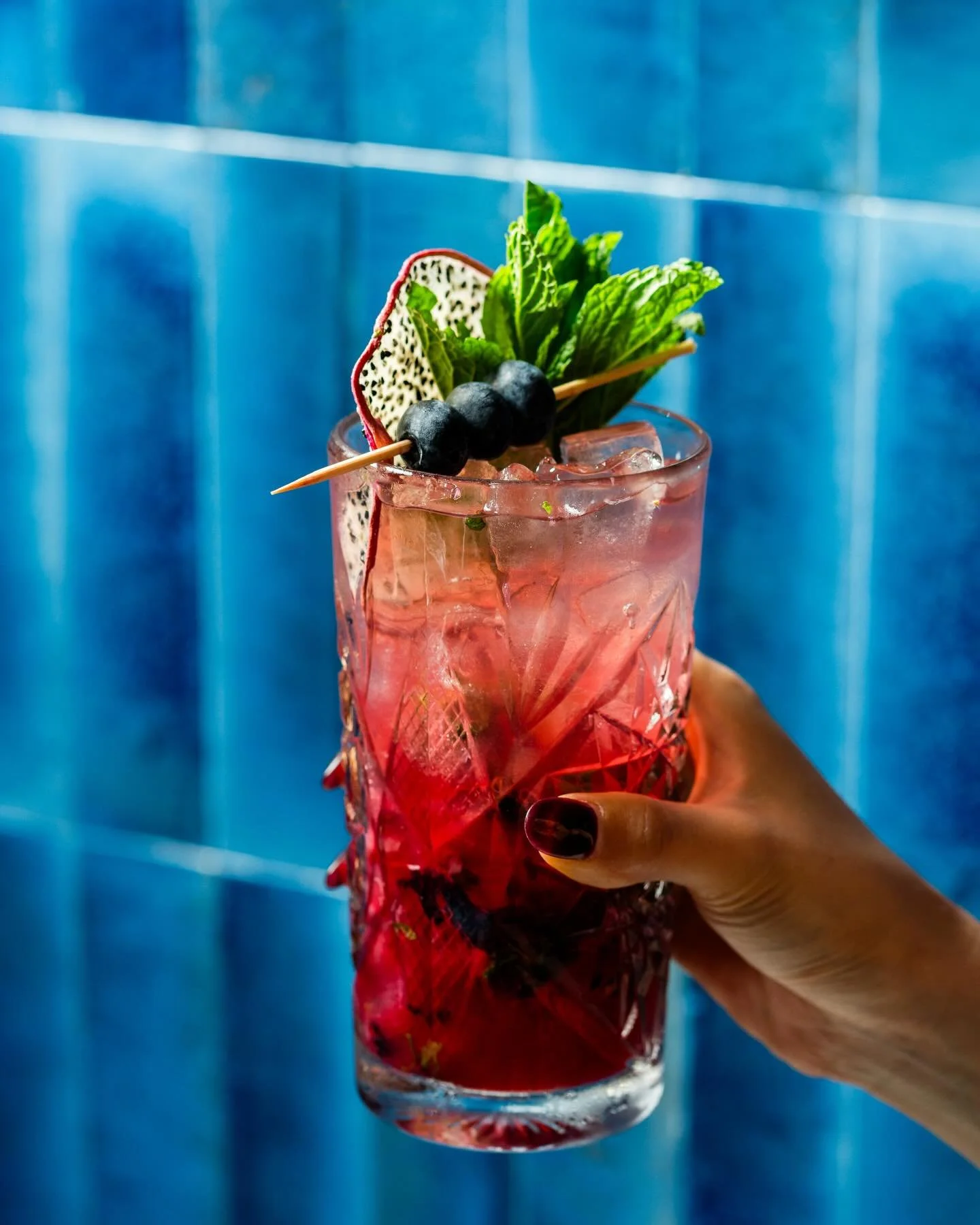 Cool, crisp, and made to refresh. Our crush berry mojito is an all-time favorite for a reason.