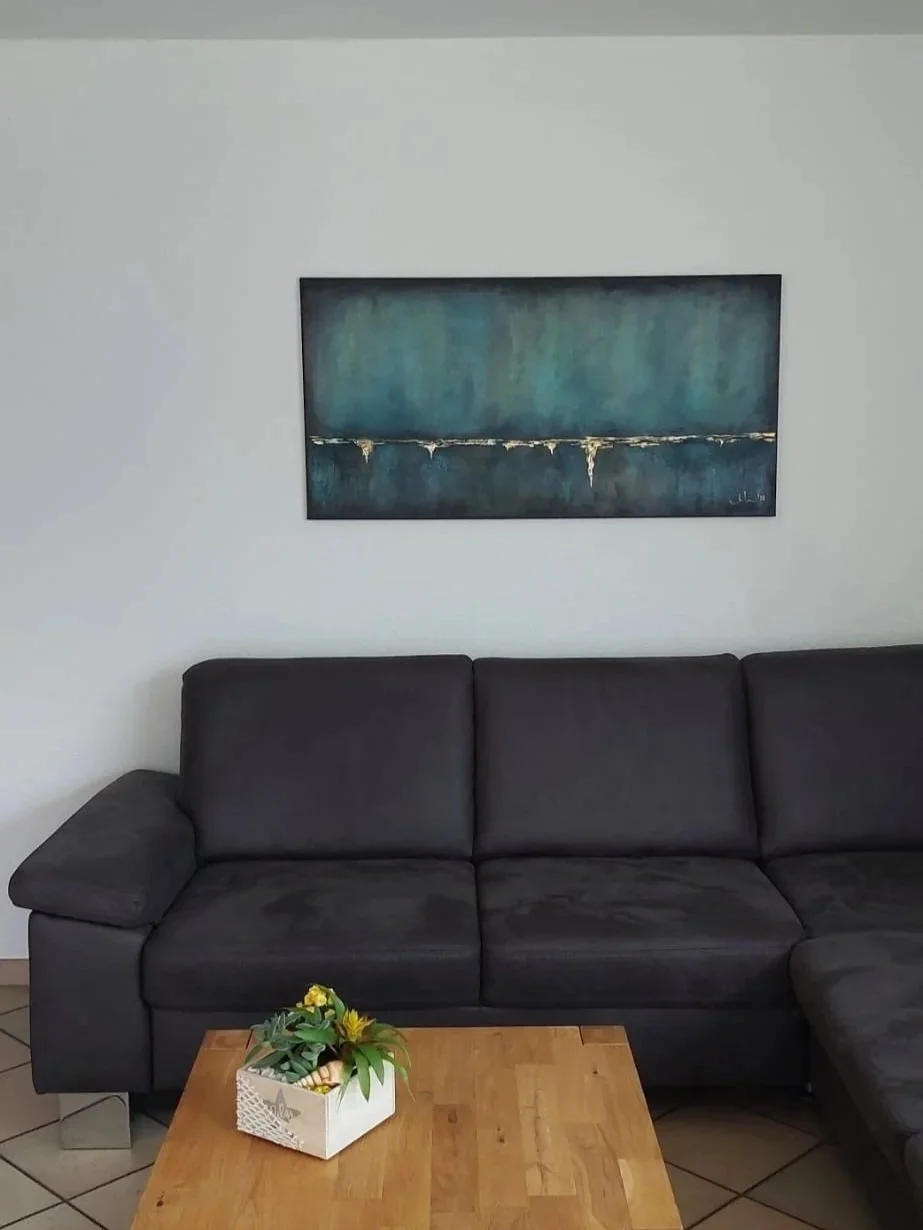 Dieses Werk hat seinen Platz bei Jacqueline, André, Anja und Joel gefunden.