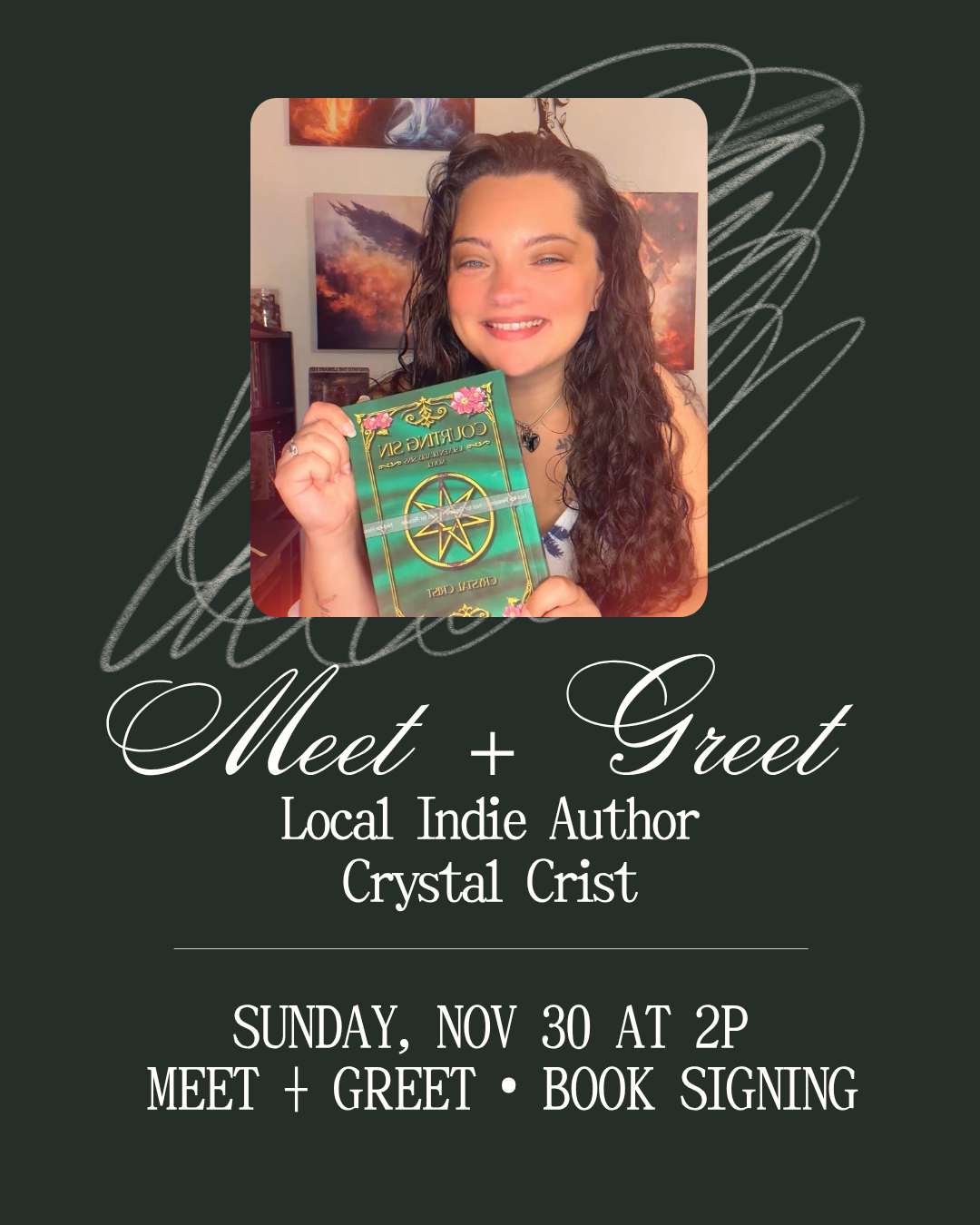 Meet + Greet with Crystal Crist