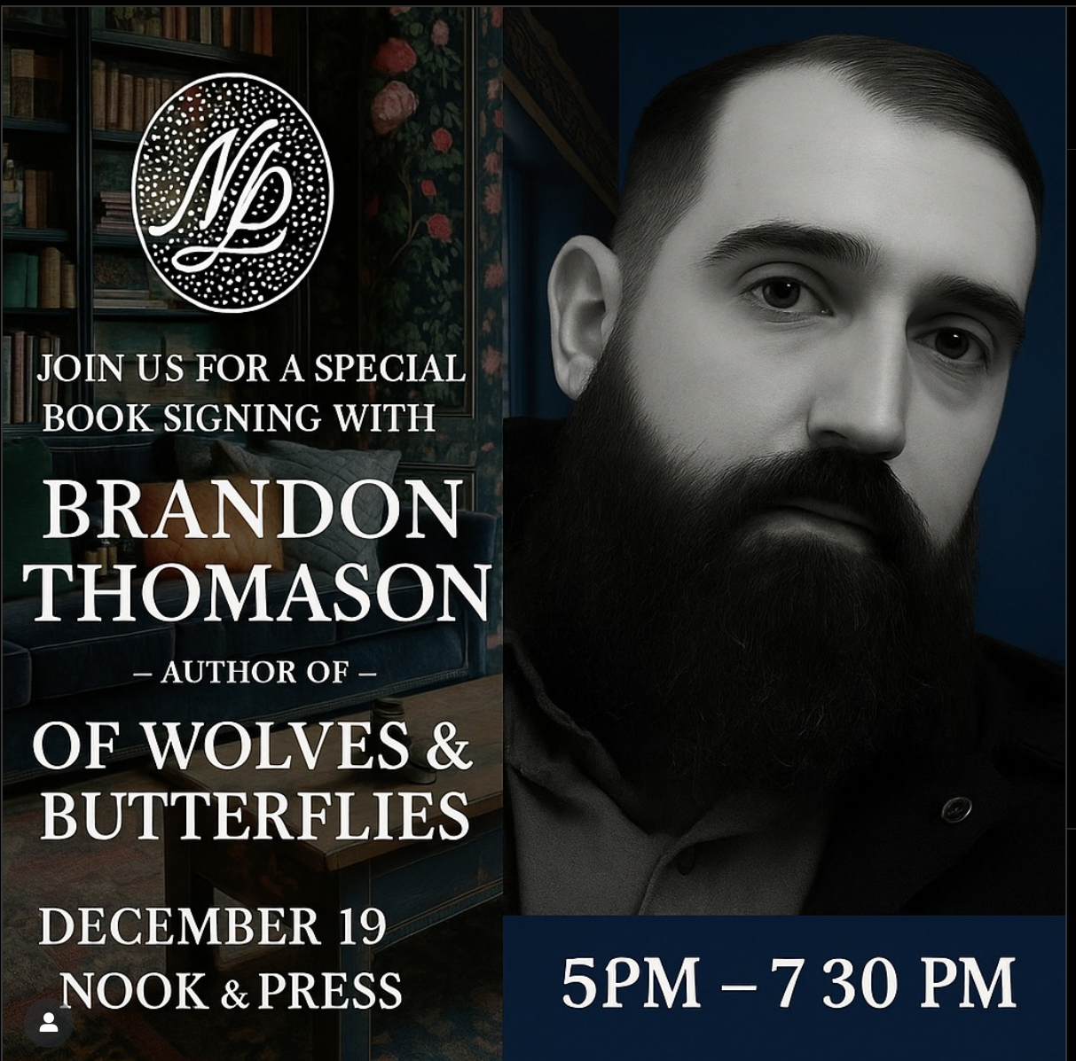 Author Signing with Brandon Thomason
