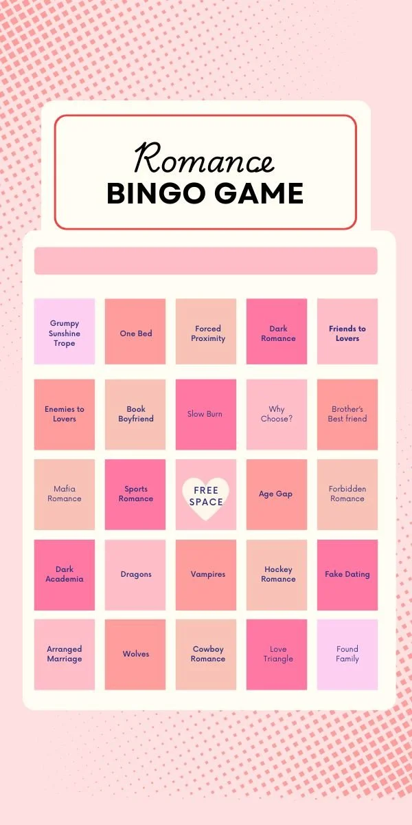 Romance Bingo Night
