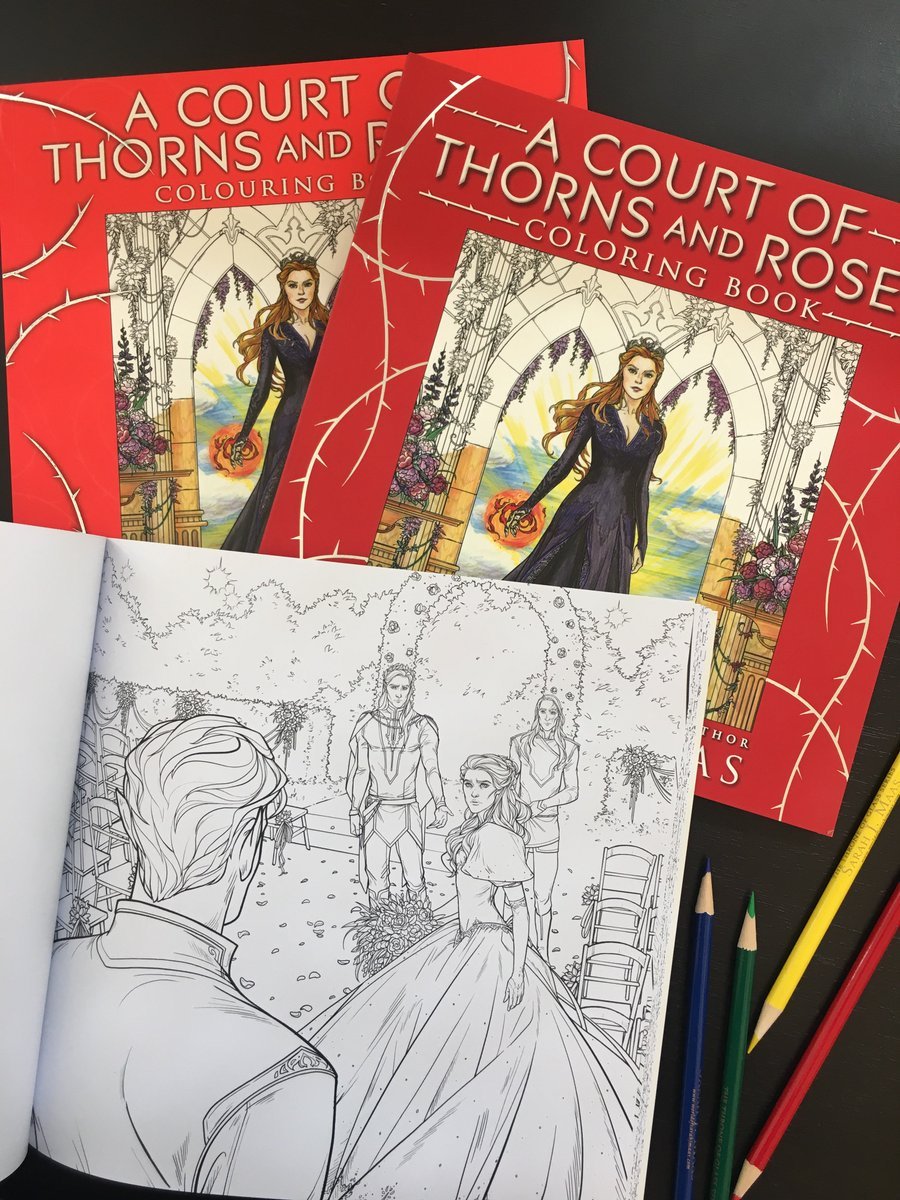 ACOTAR  coloring night 