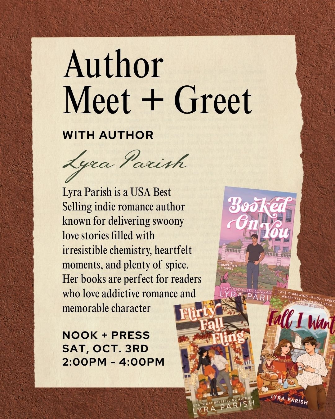 Author Meet and Greet