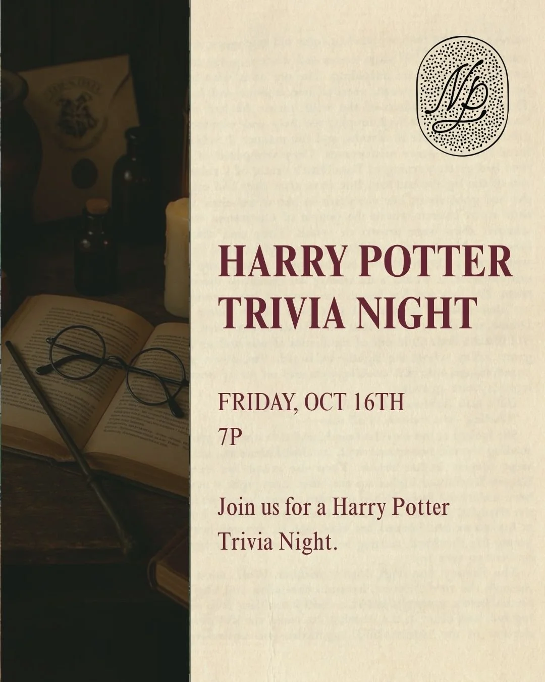 Harry Potter Trivia Night 