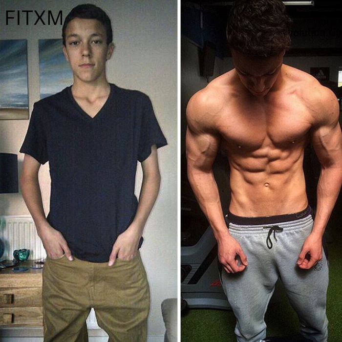 Weight loss before and after results from using the FITXM AI fitness platform and adaptive workout program